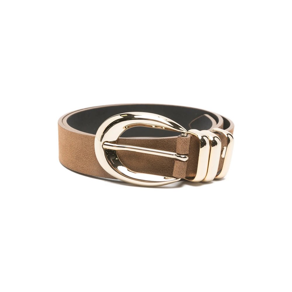 Federica Tosi Suede Belt — Brown by Federica Tosi