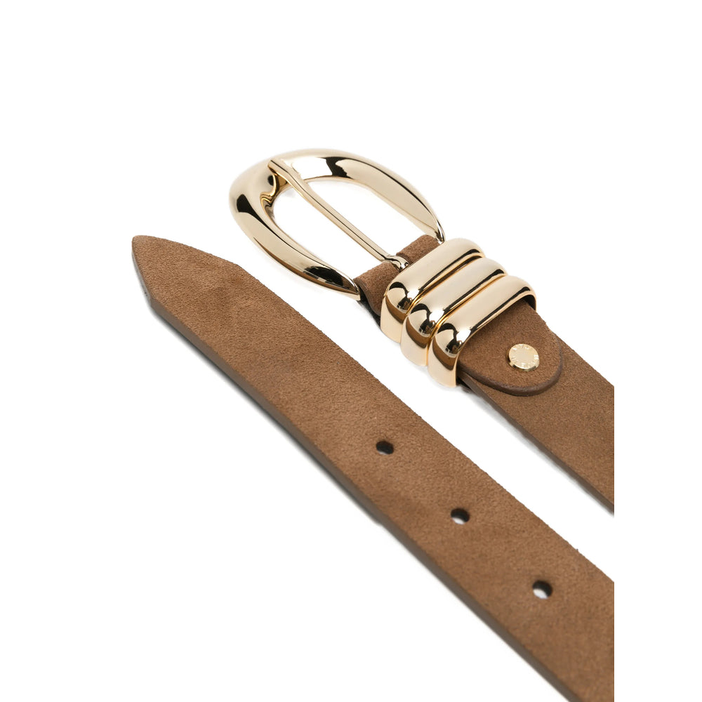 Federica Tosi Suede Belt — Brown, view 2