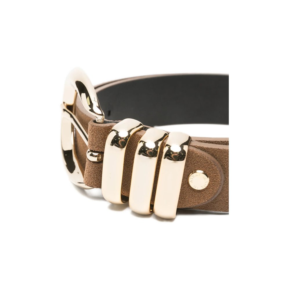 Federica Tosi Suede Belt — Brown, view 3
