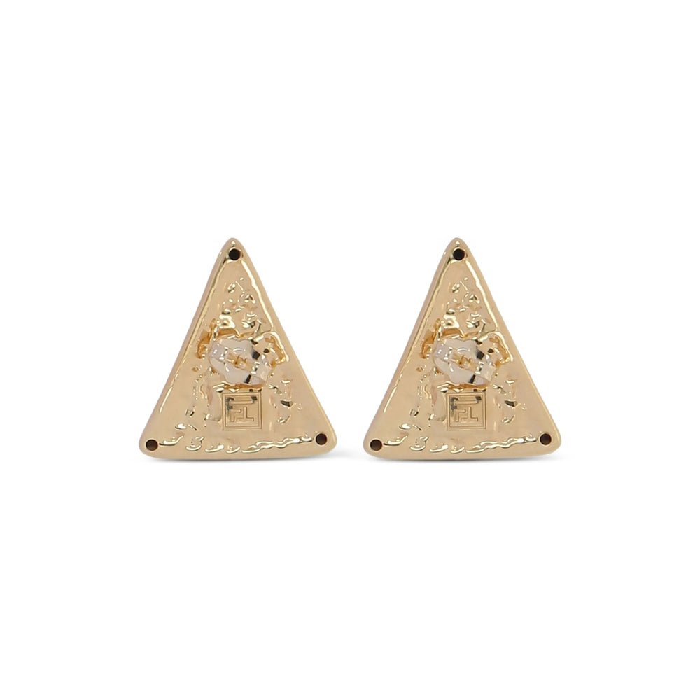 Federica Tosi Virtual Earrings — Gold, view 2