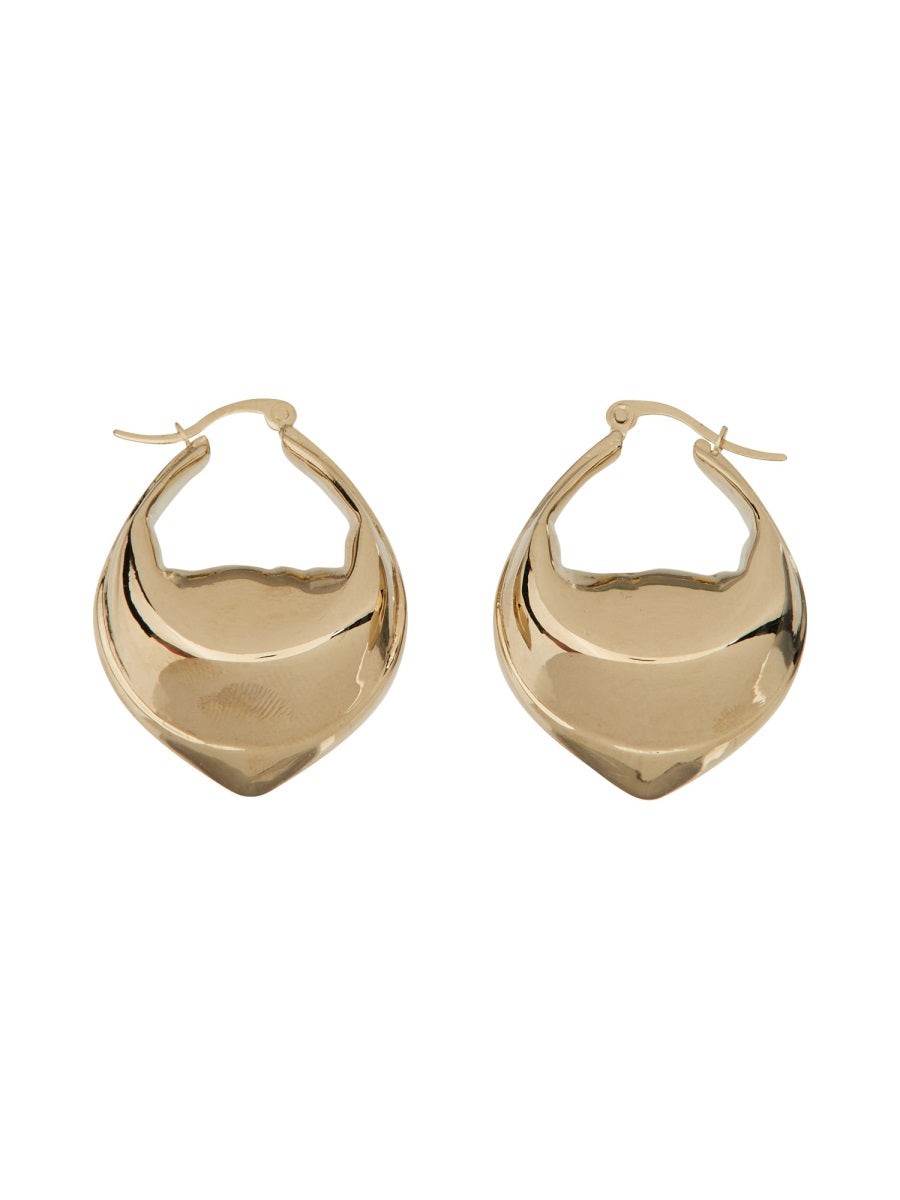 Federico Cina Tortellini Earrings — Gold, view 2