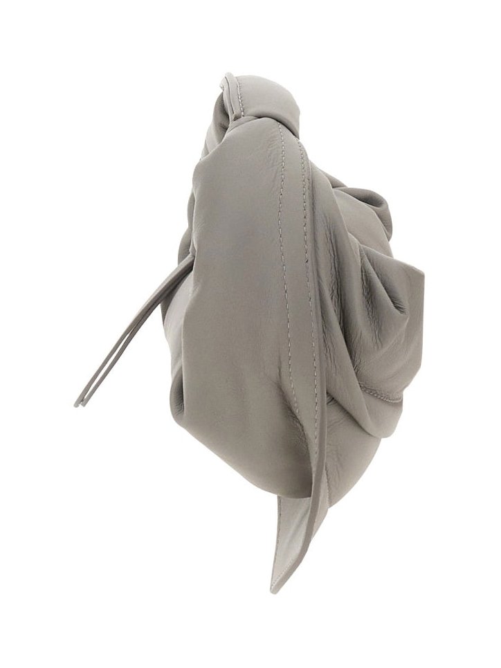 Federico Cina Tortellino Top Handle Bag — Gray, view 3