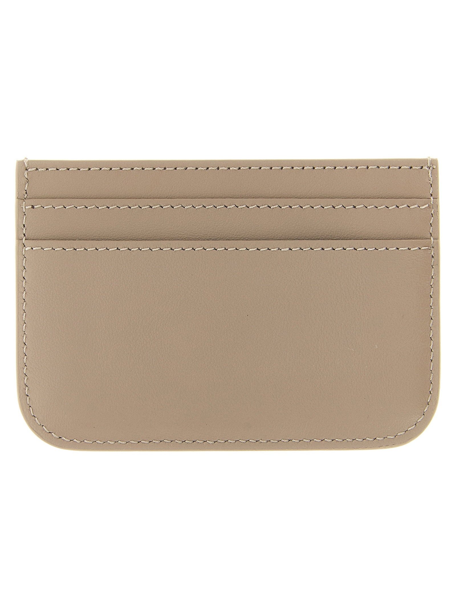 Fendi Full-Grain Calf Leather Card Case — Pink, view 2