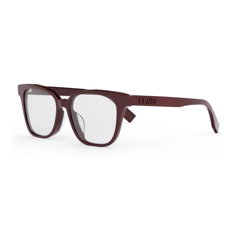 Fendi Square Full Rim Eyeglasses — Bordeaux by Fendi