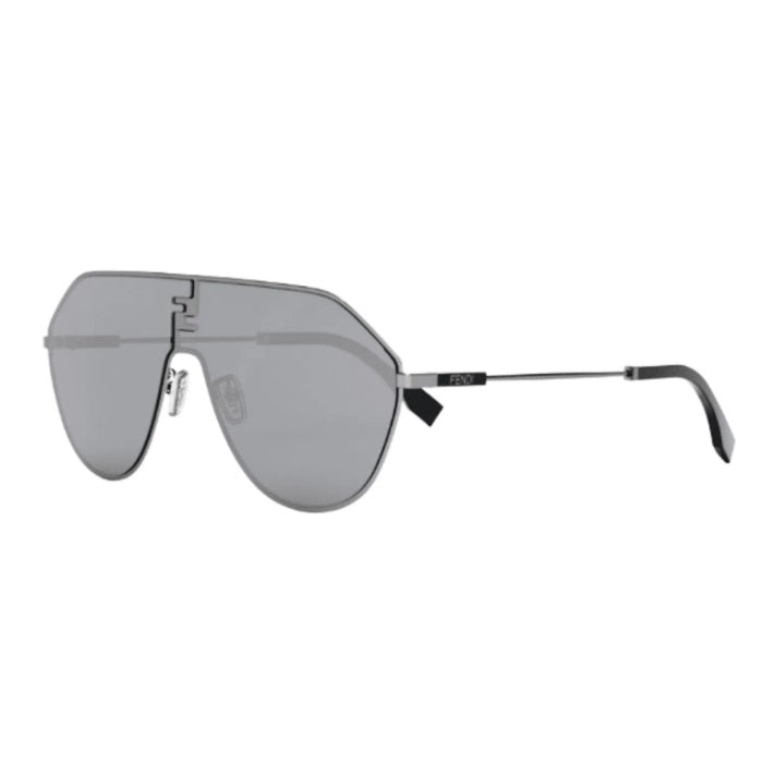 Fendi FE40080U12C Aviator Full Rim Sunglasses — Gray by Fendi