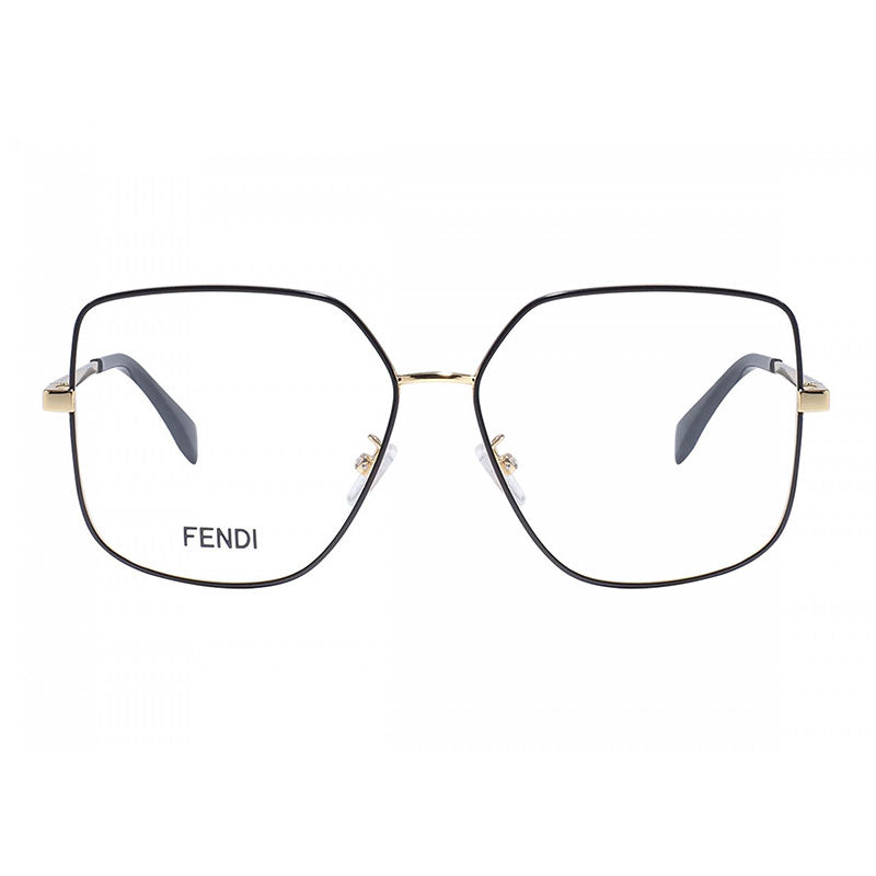 Fendi FE50009U034 Square Metal Eyeglasses — Gold, view 2