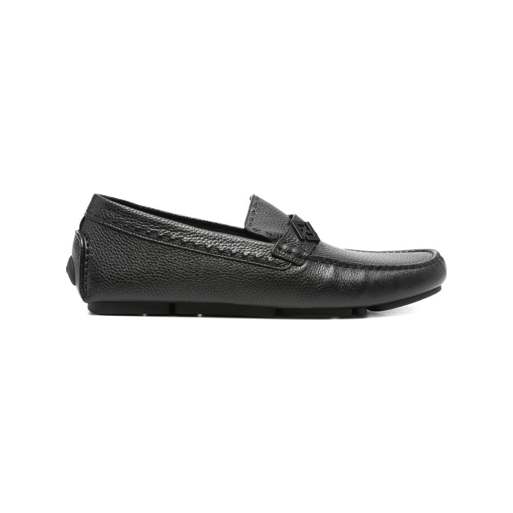 Fendi Calf Leather Loafers — Black by Fendi