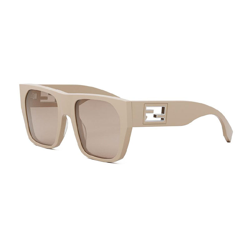 Fendi Oversized Square-Frame Sunglasses — Beige by Fendi