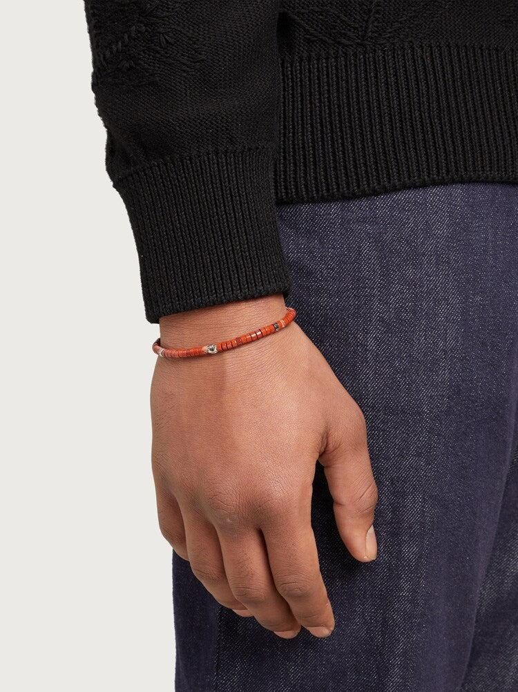 Ferragamo Beaded Bracelet — Orange by Ferragamo