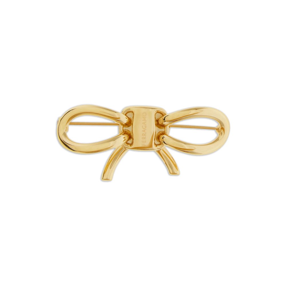 Ferragamo Brooch — Gold by Ferragamo