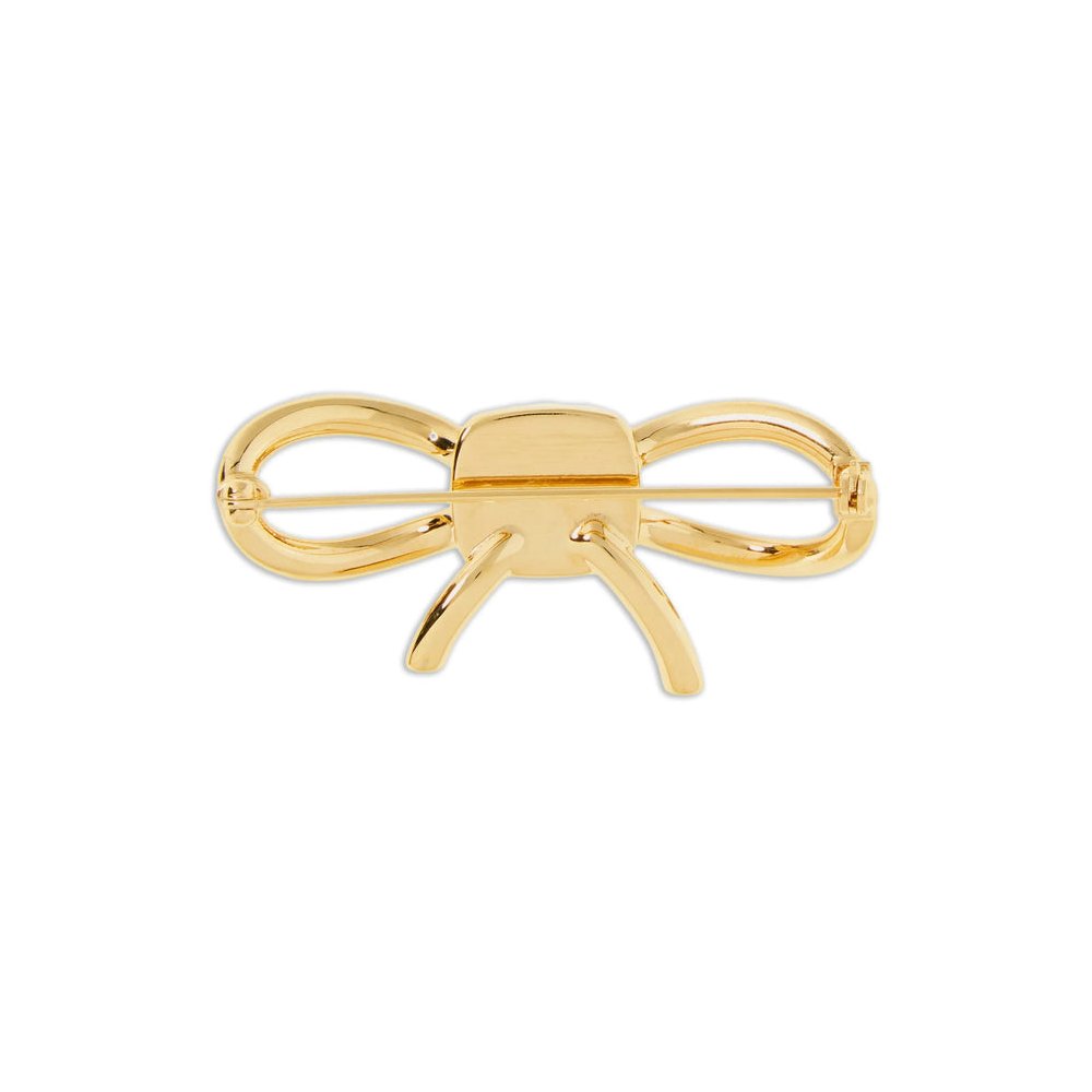 Ferragamo Brooch — Gold, view 2