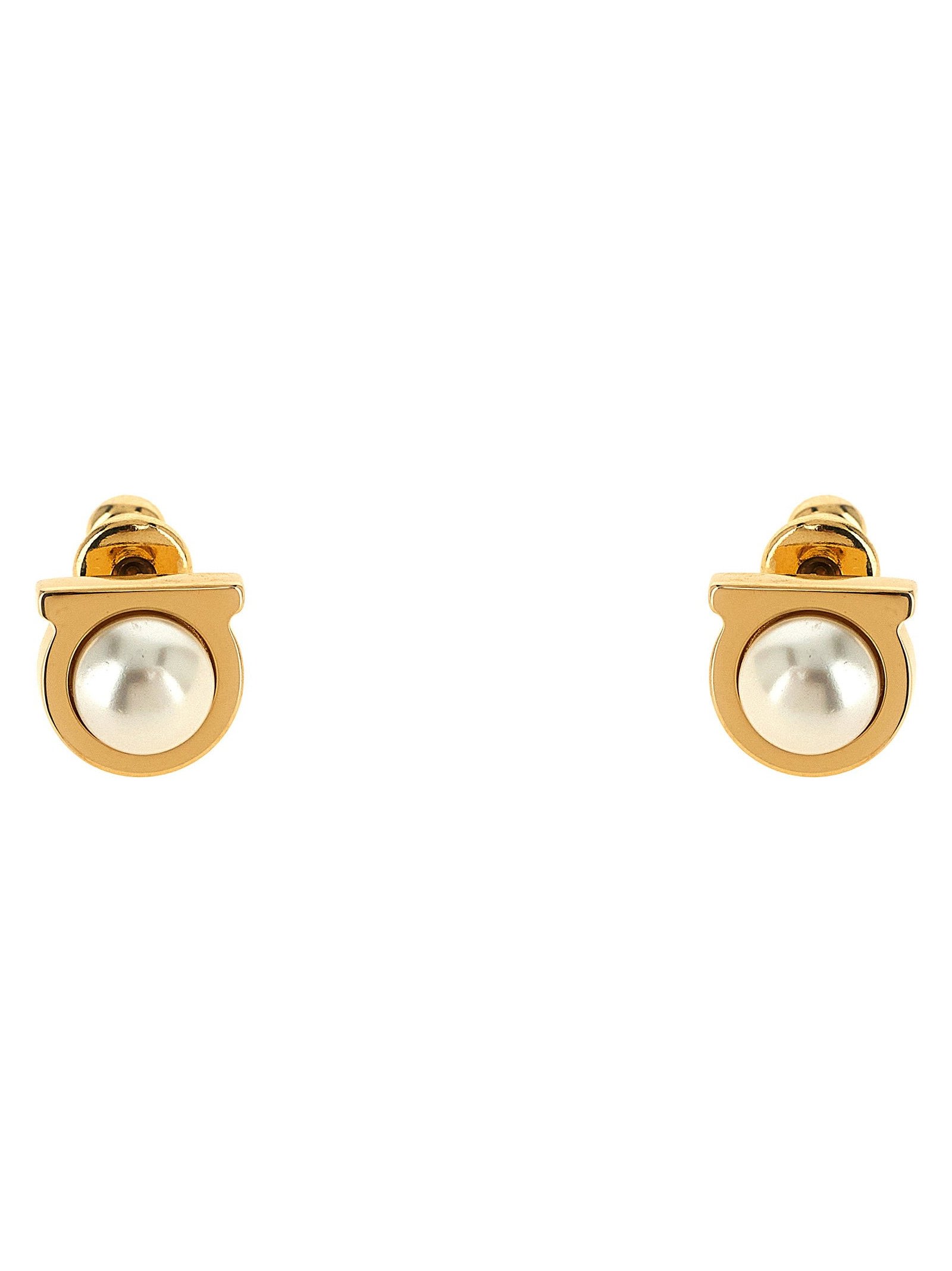 Ferragamo Gancini Earrings — Gold by Ferragamo