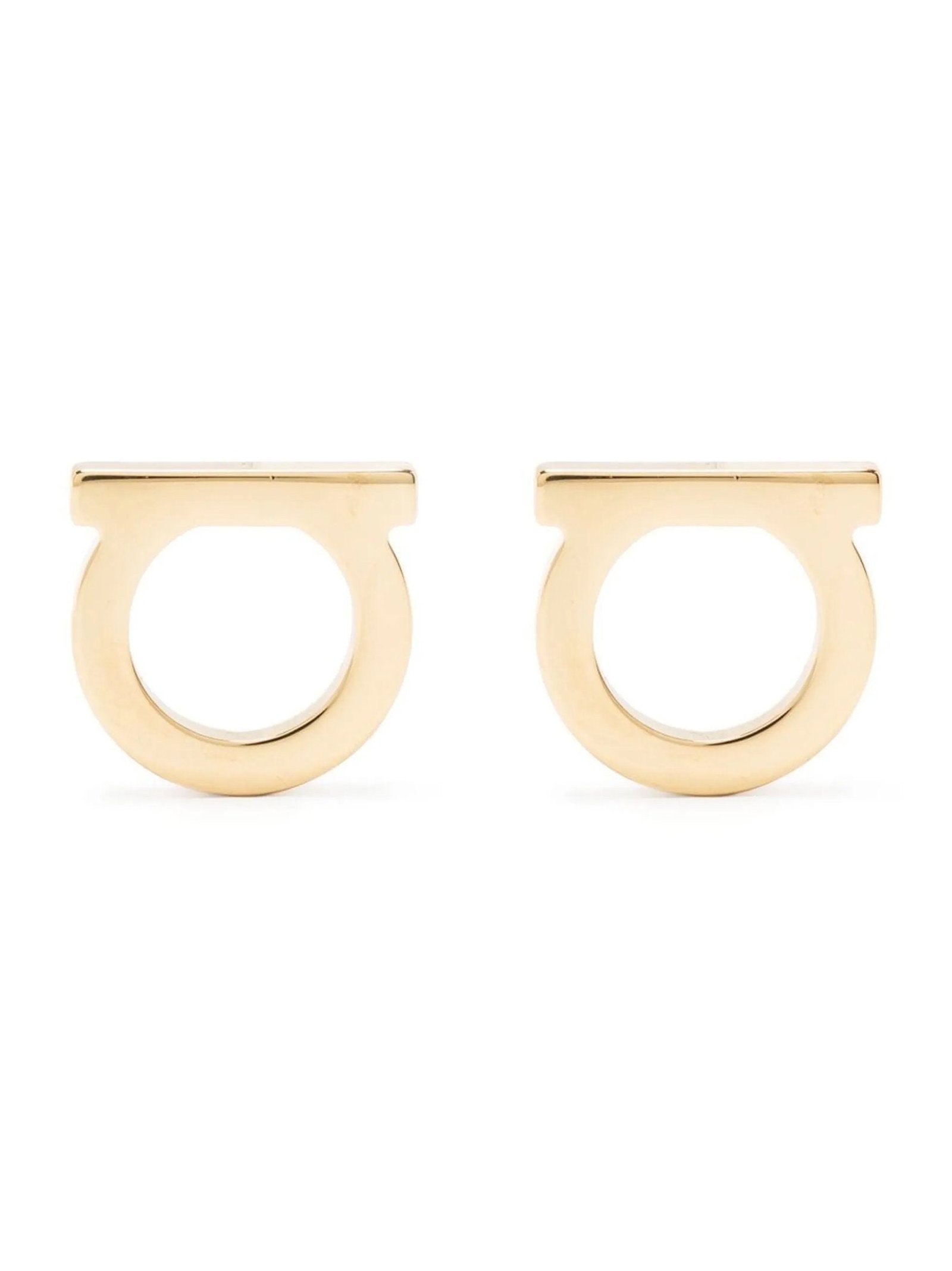 Ferragamo Gancini Earrings — Gold by Ferragamo