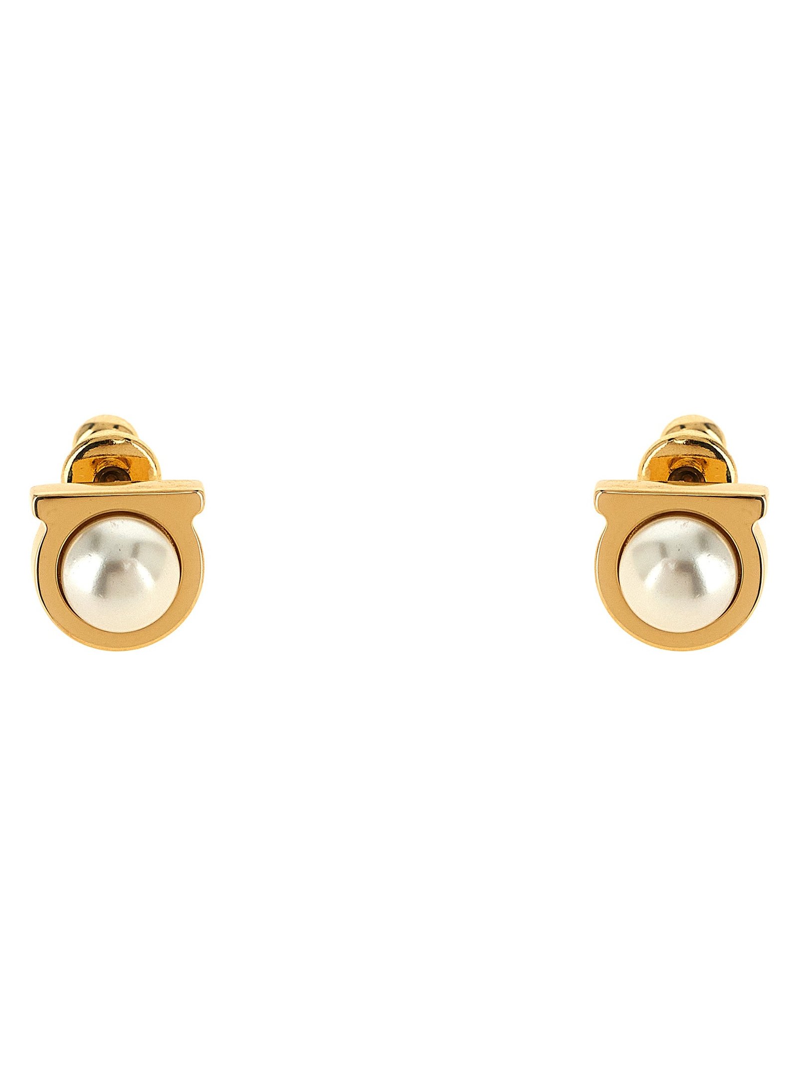 Ferragamo Gancini Earrings — Gold by Ferragamo