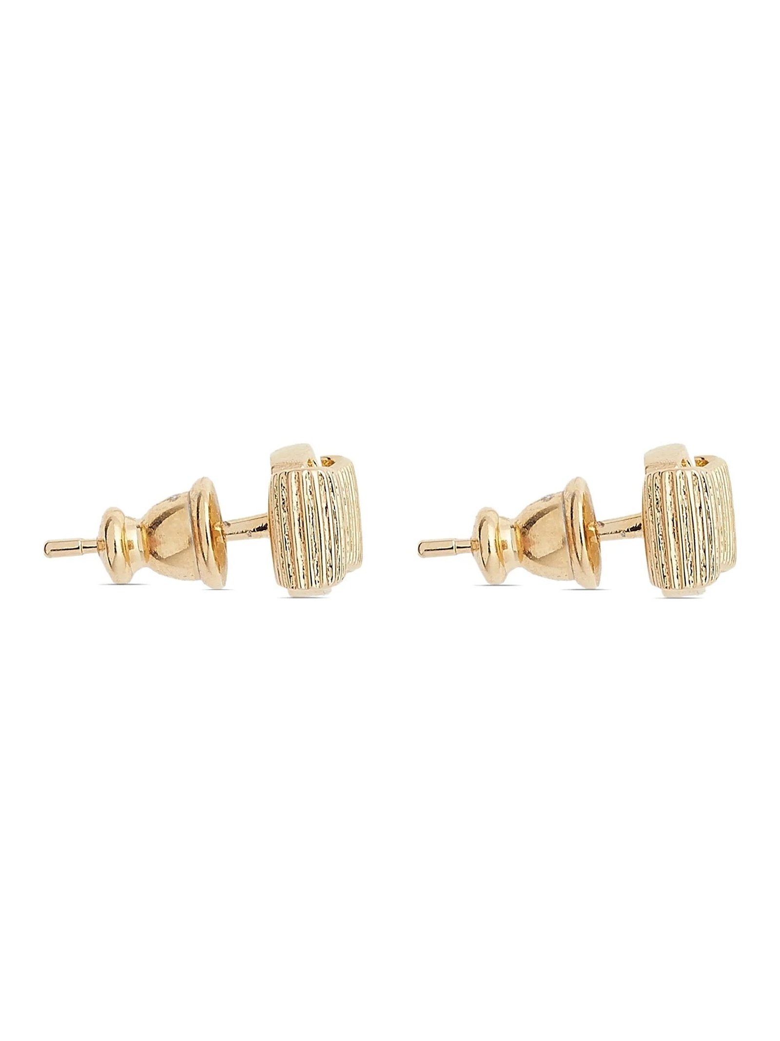 Ferragamo Fiocco Vara Earrings — Gold, view 3