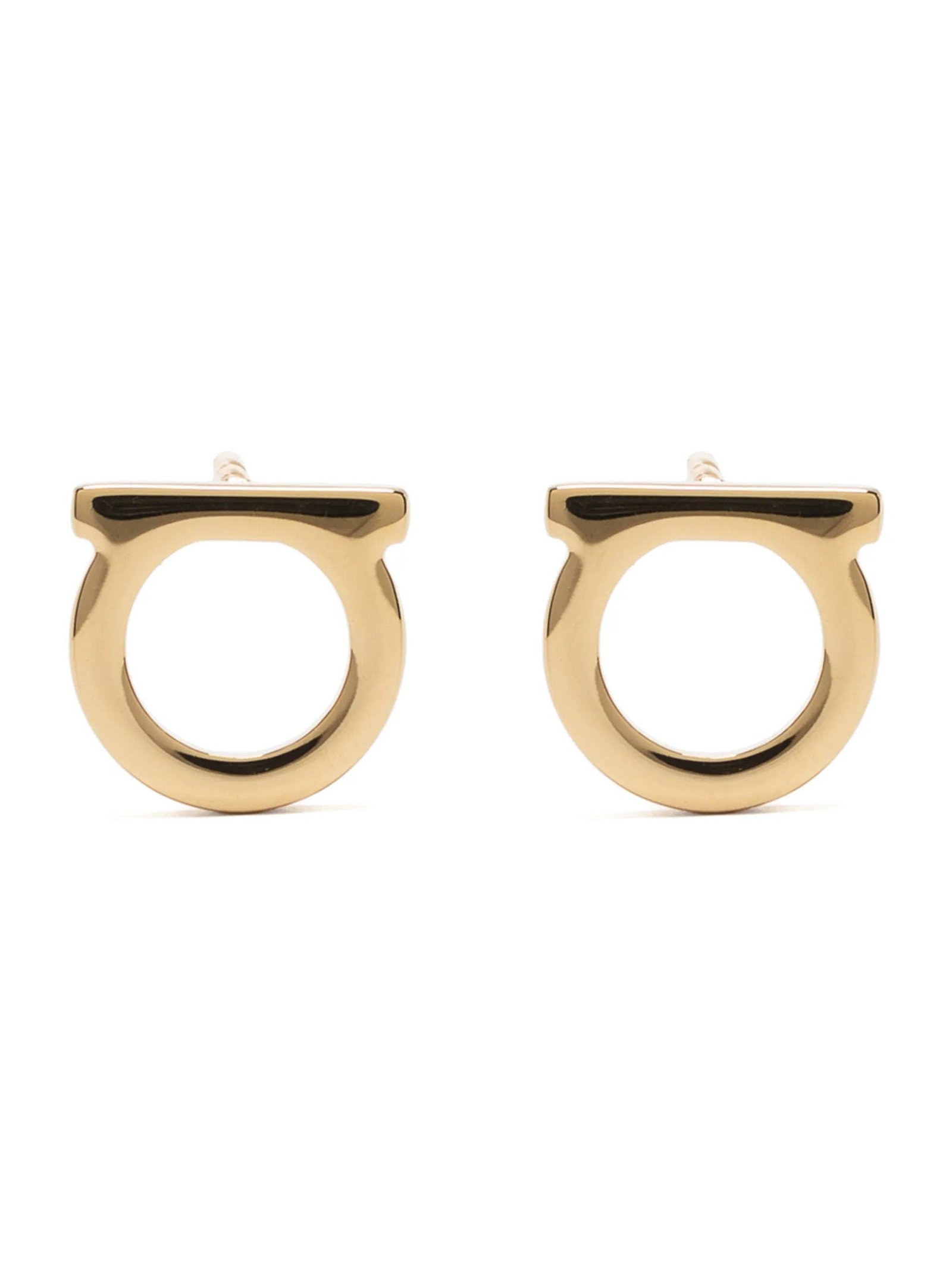 Ferragamo Gancini S Earrings — Gold by Ferragamo