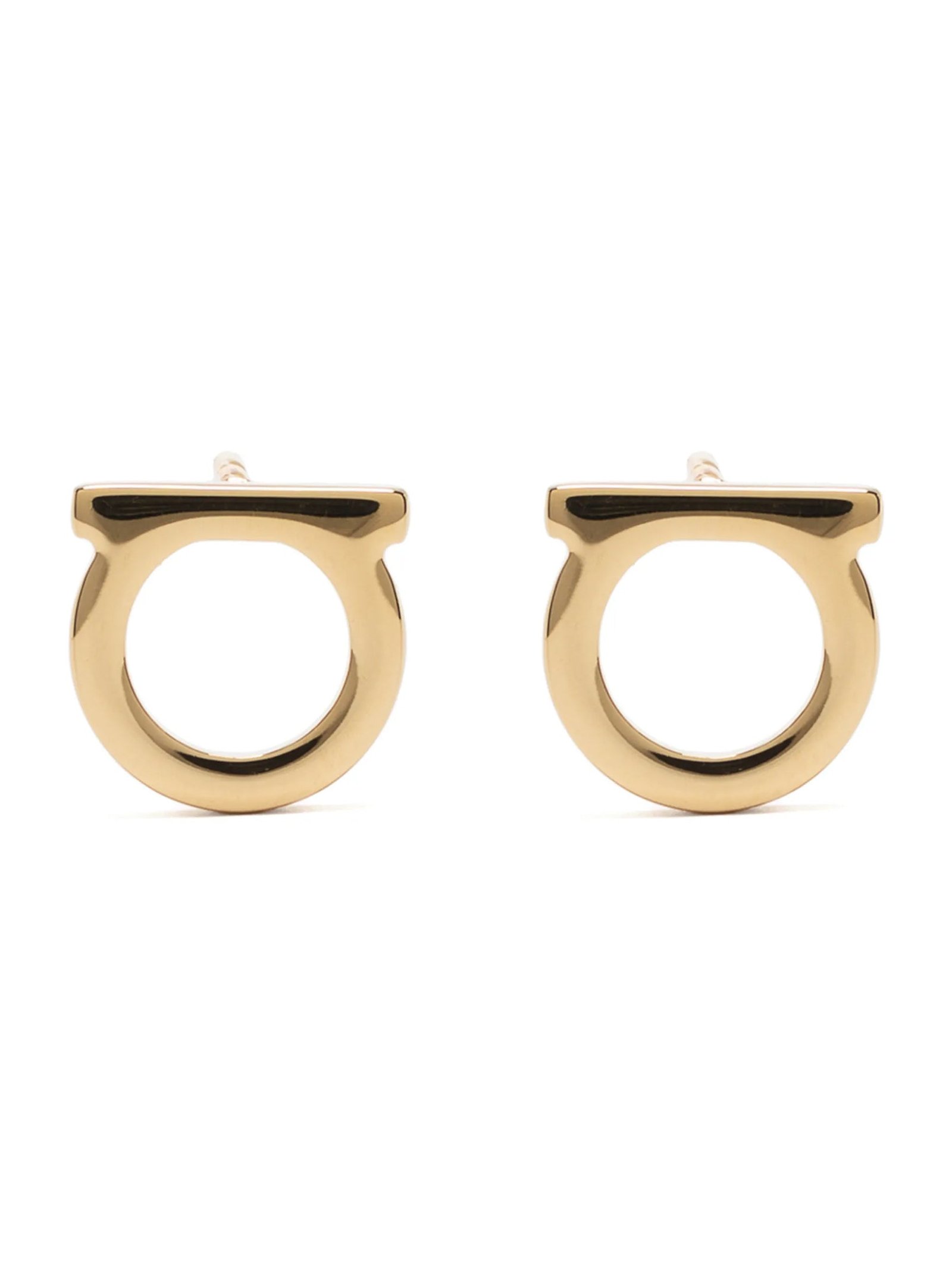 Ferragamo Gancini Piccoli Earrings — Gold by Ferragamo