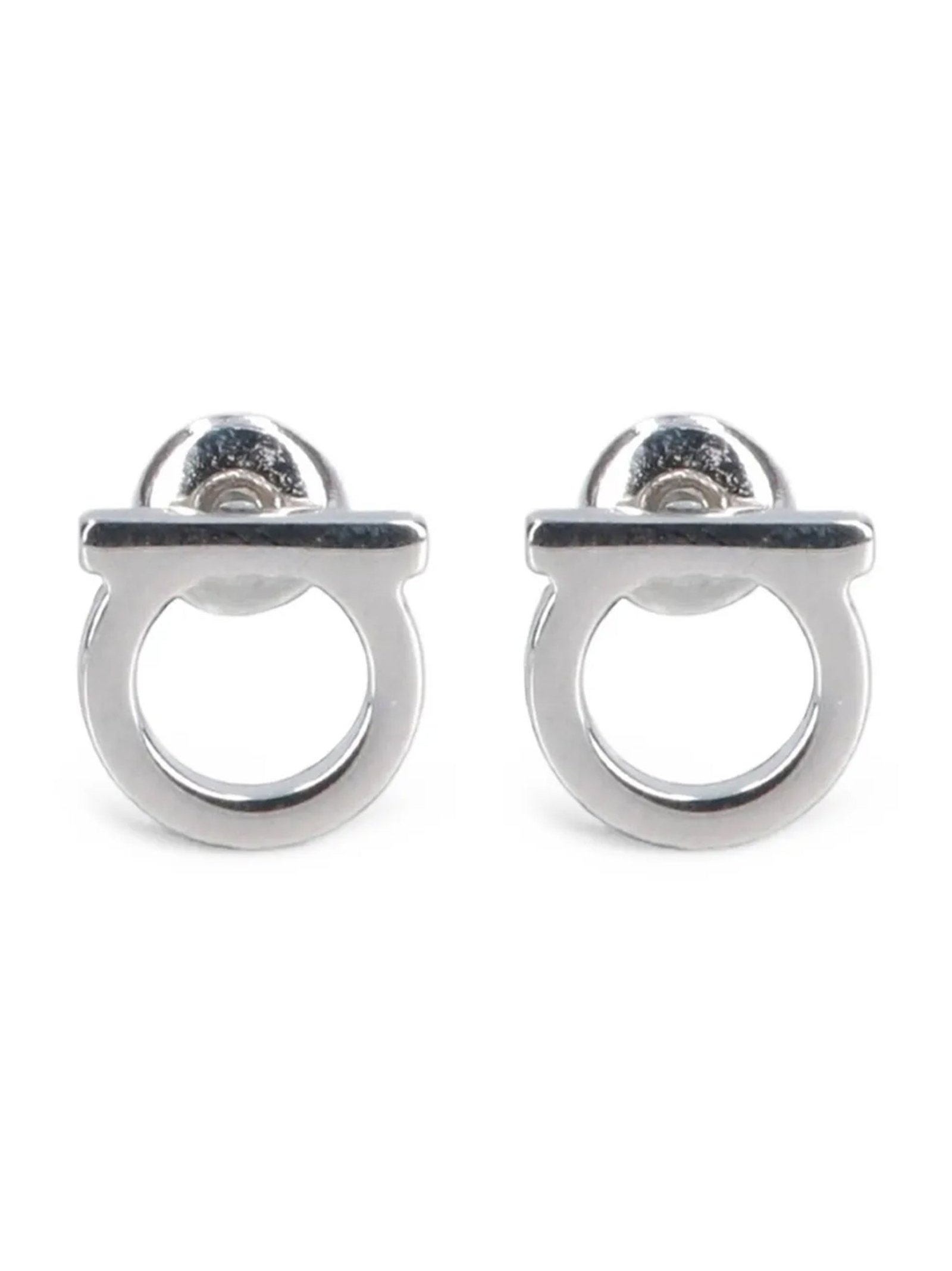 Ferragamo Gancini Piccoli Earrings — Silver by Ferragamo