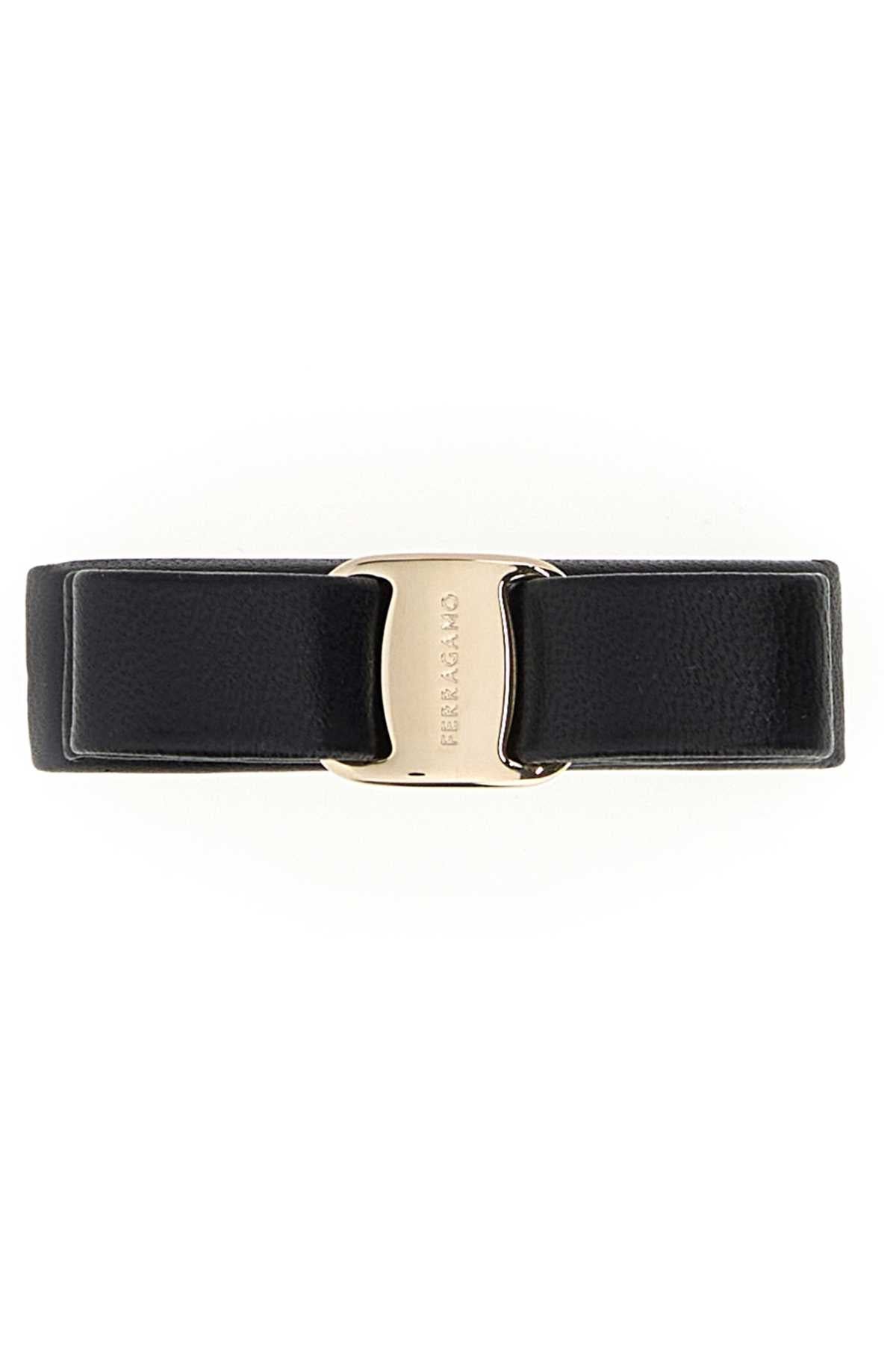 Ferragamo Fioc Hair Clip — Black by Ferragamo