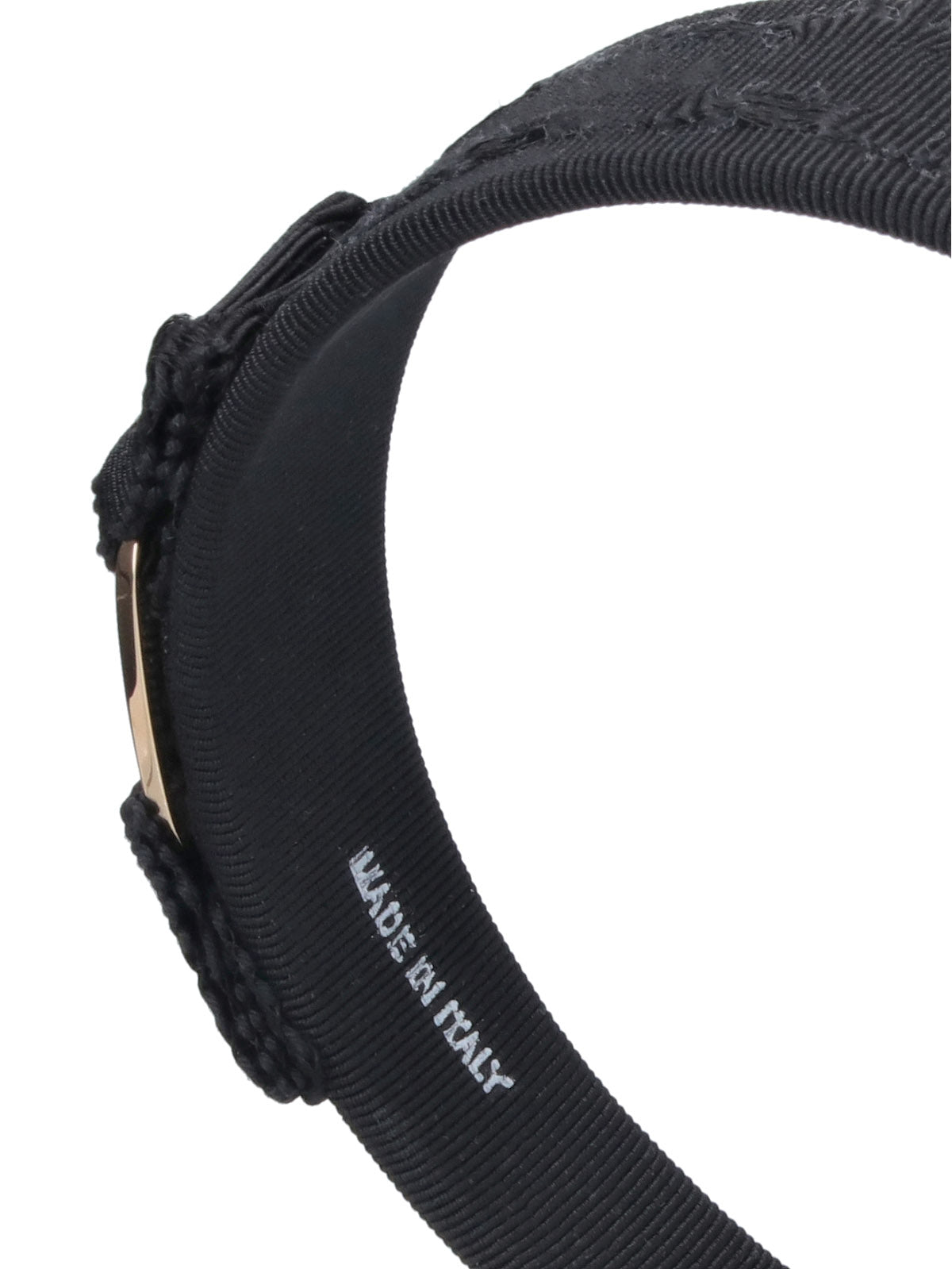 Ferragamo Grosgrain Bow Headband — Black, view 3