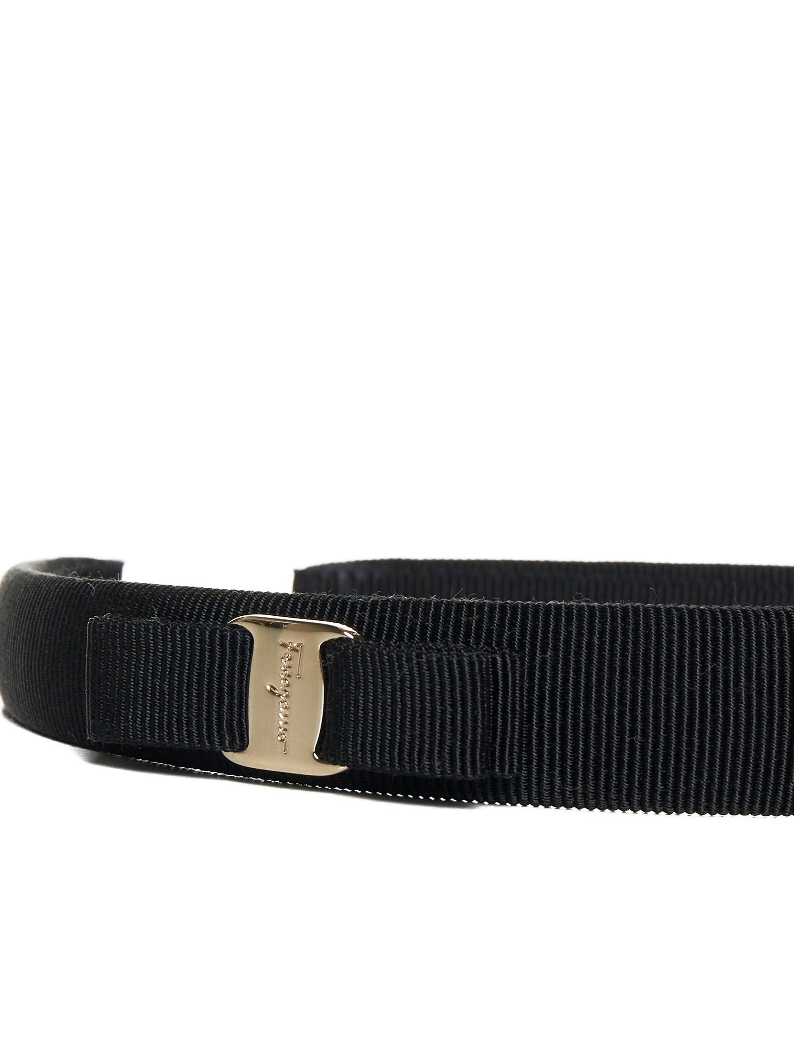 Ferragamo Vara Headband — Black, view 4