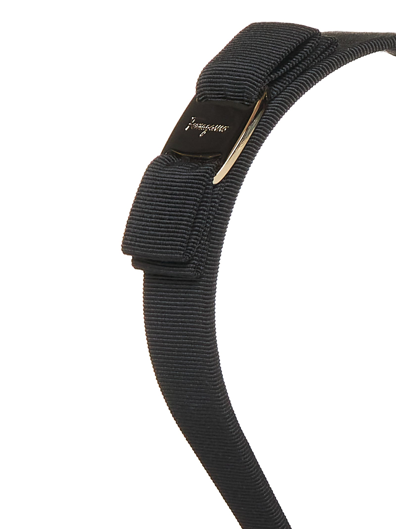 Ferragamo Headband — Black, view 4