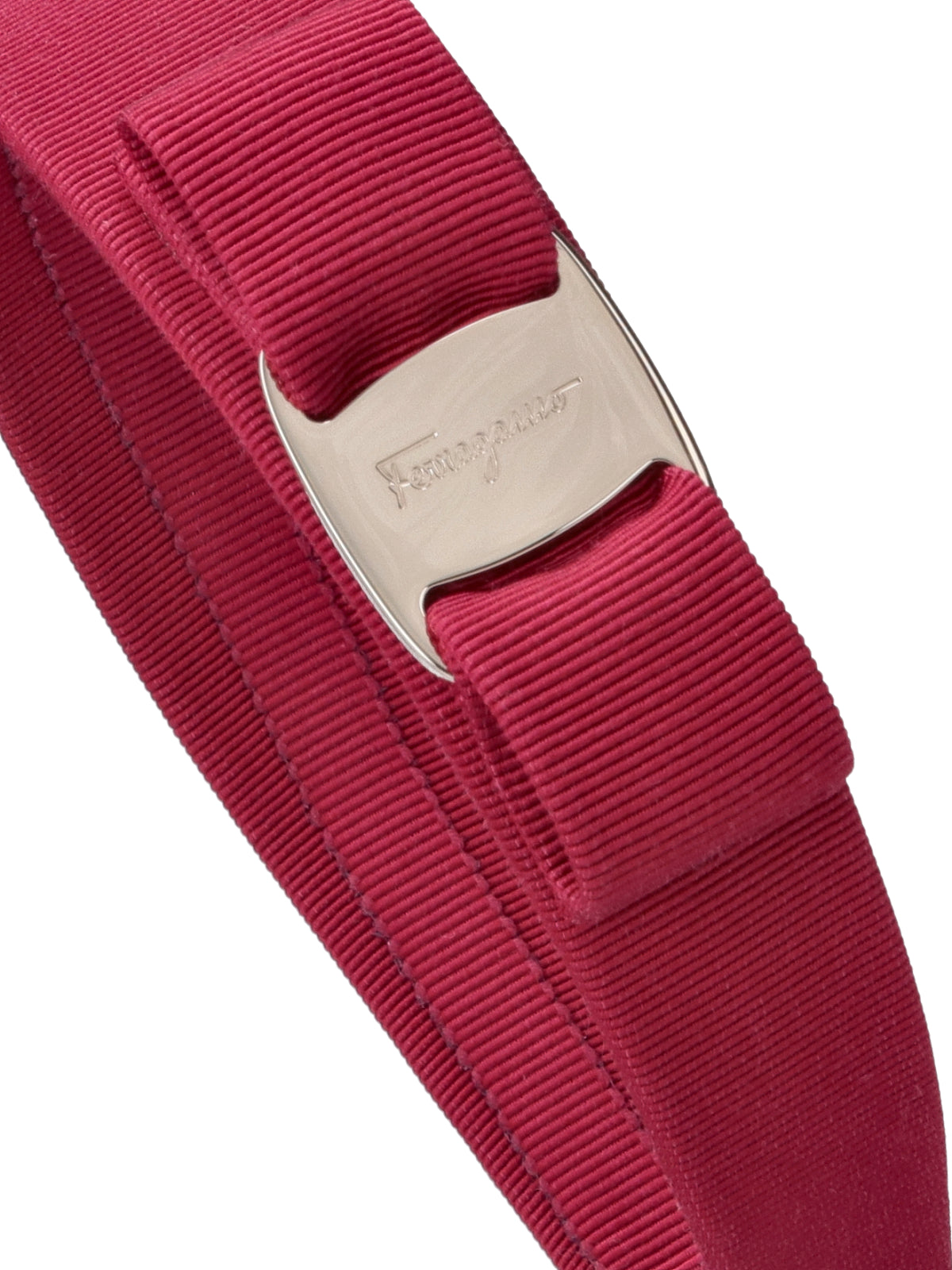 Ferragamo Grosgrain Ribbon Bow Headband — Red, view 2
