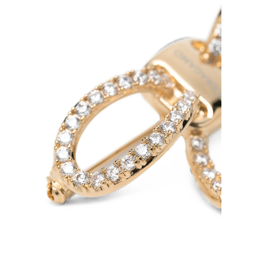 Ferragamo Vara Brooch — Gold, view 2