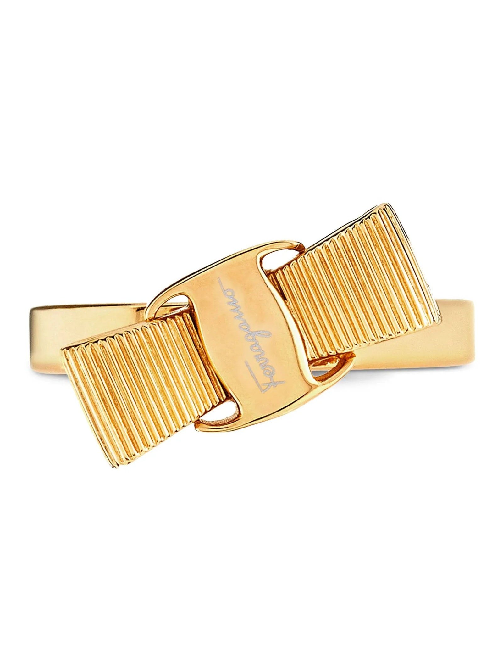 Ferragamo Vara Ring — Gold by Ferragamo
