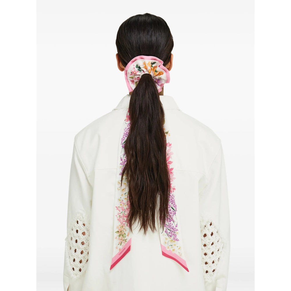 Ferragamo Rosa Hair Clip — Pink, view 2