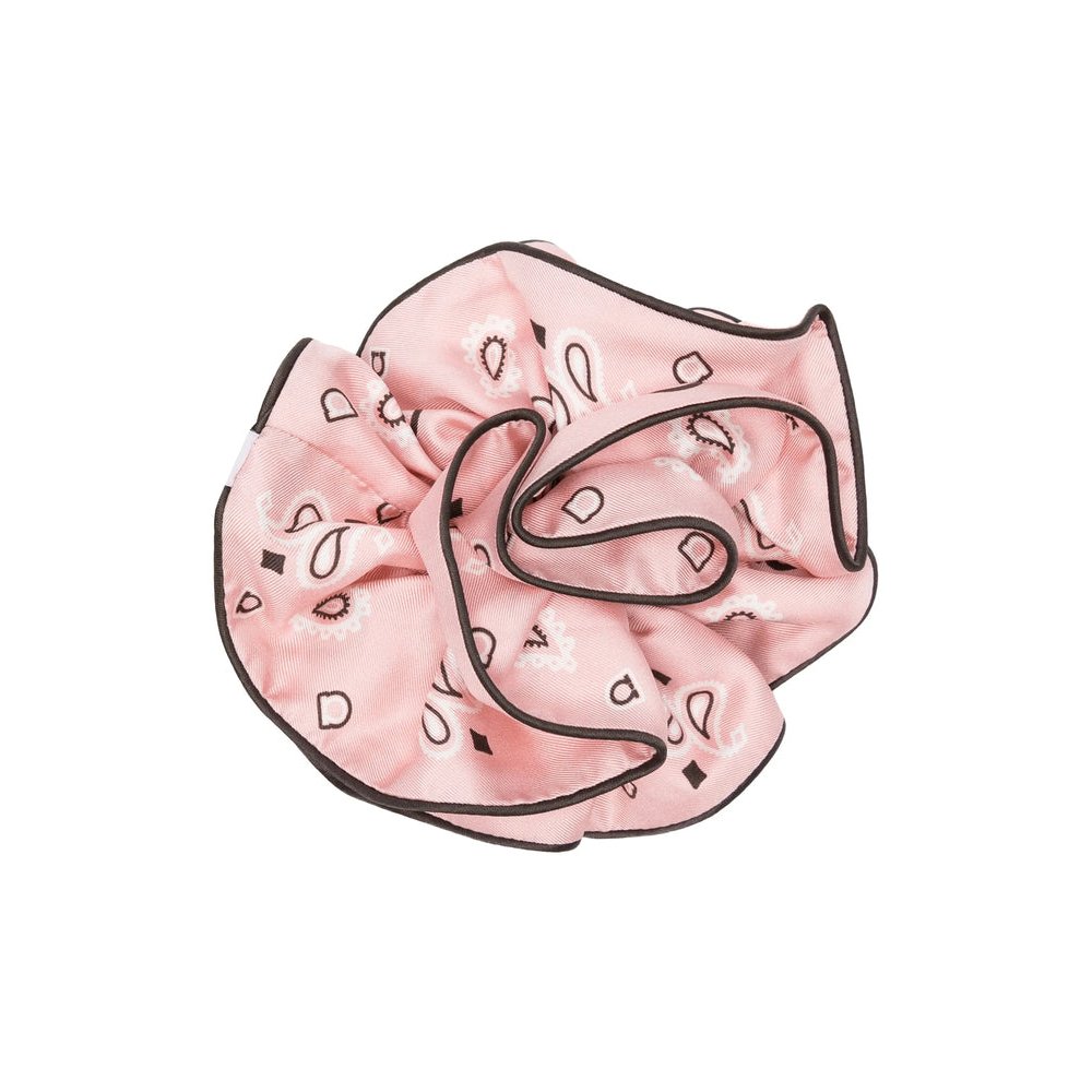 Ferragamo Rosa Hair Scrunchie — Pink, view 3