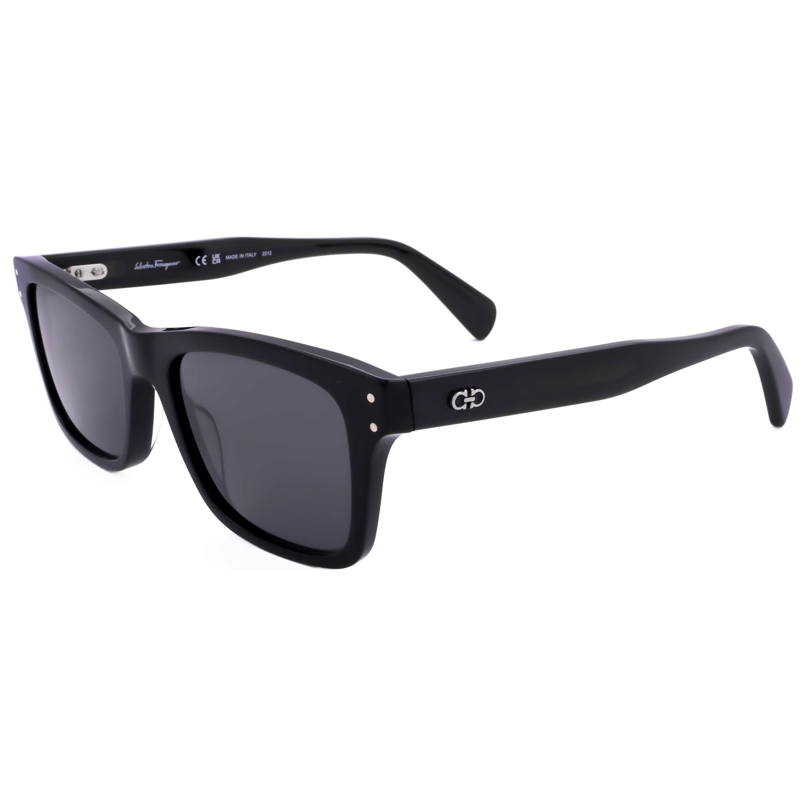 Ferragamo SF1039S00154 Black Rectangle Frame Sunglasses — Black by Ferragamo