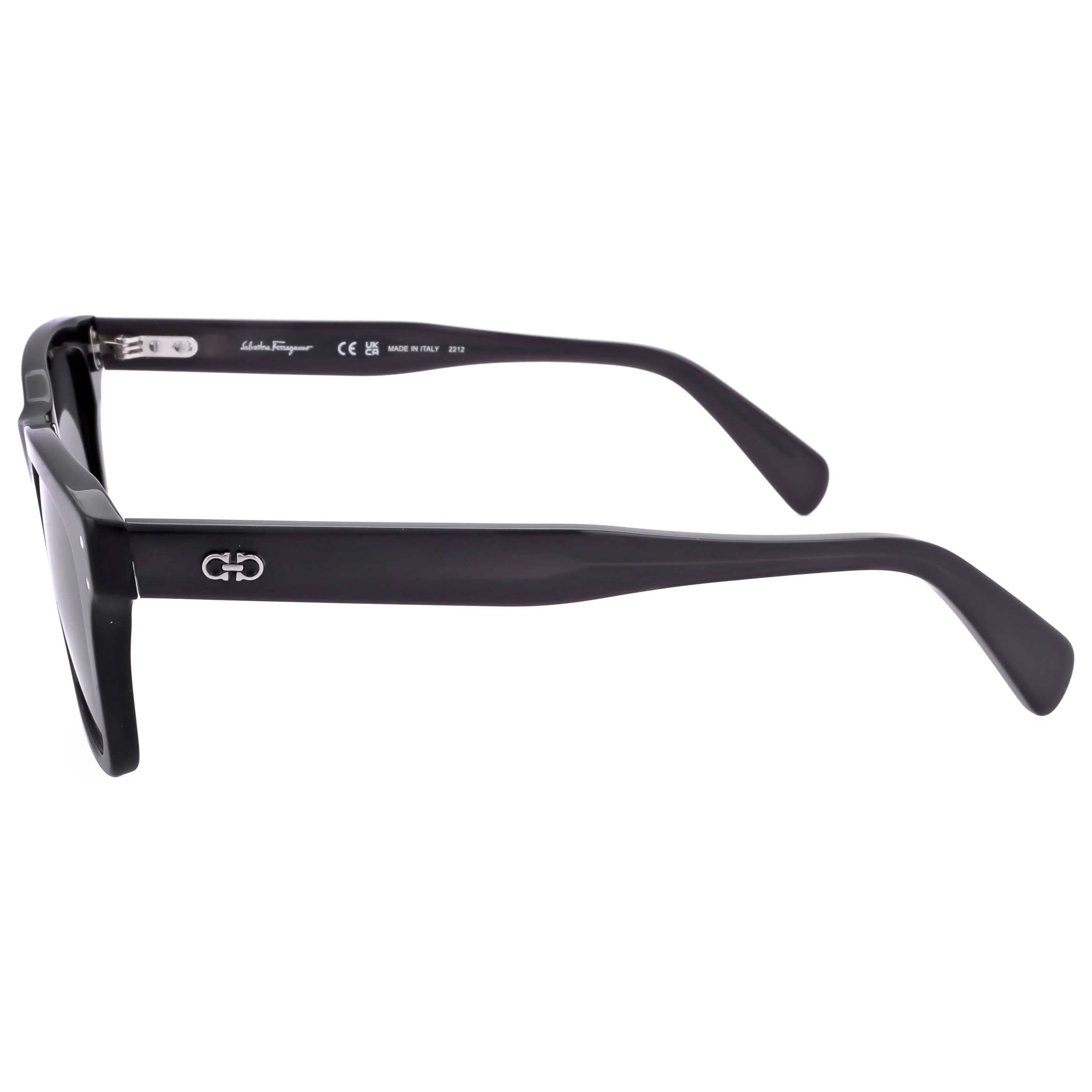 Ferragamo SF1039S00154 Black Rectangle Frame Sunglasses — Black, view 2