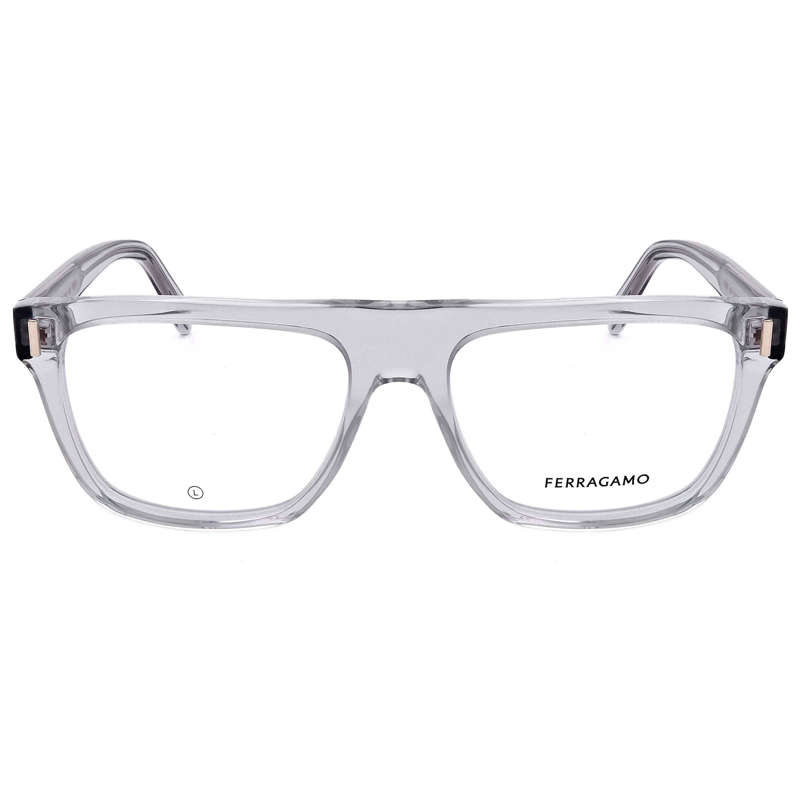 Ferragamo SF299705055 Acetate Square Eyeglasses, view 3