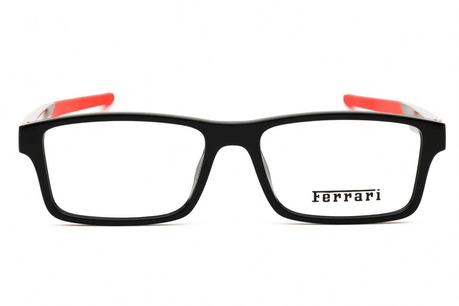 Ferrari 0FZ8004U Rectangular Acetate Eyeglasses — Black, view 2