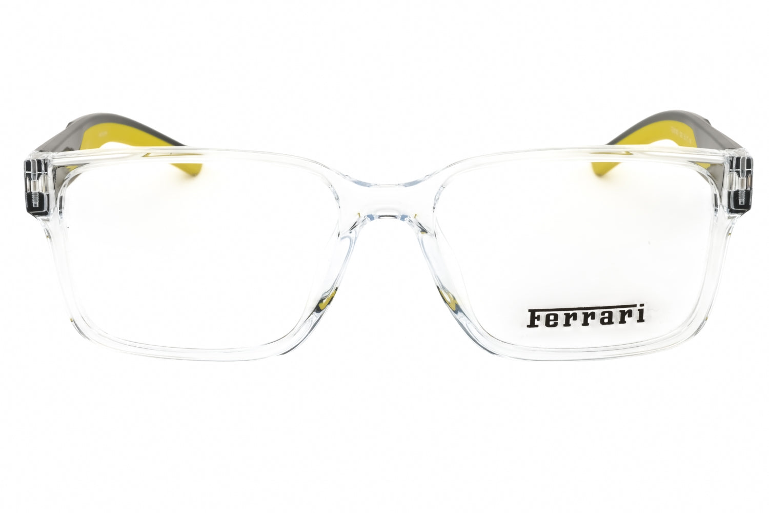 Ferrari 0FZ8018D Rectangular Acetate Eyeglasses — Clear, view 2
