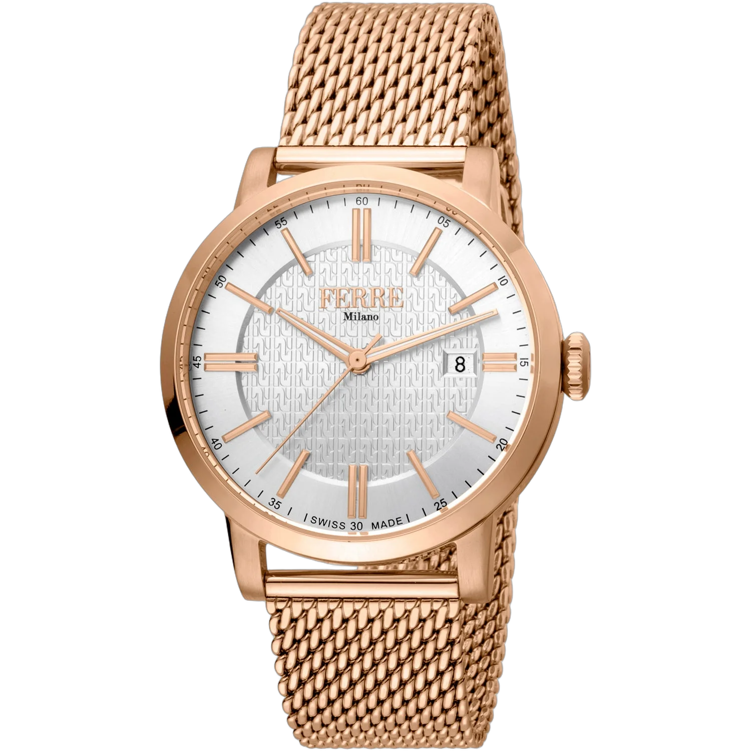 Ferre Milano Stainless Steel Watch — Rose gold by Ferre Milano