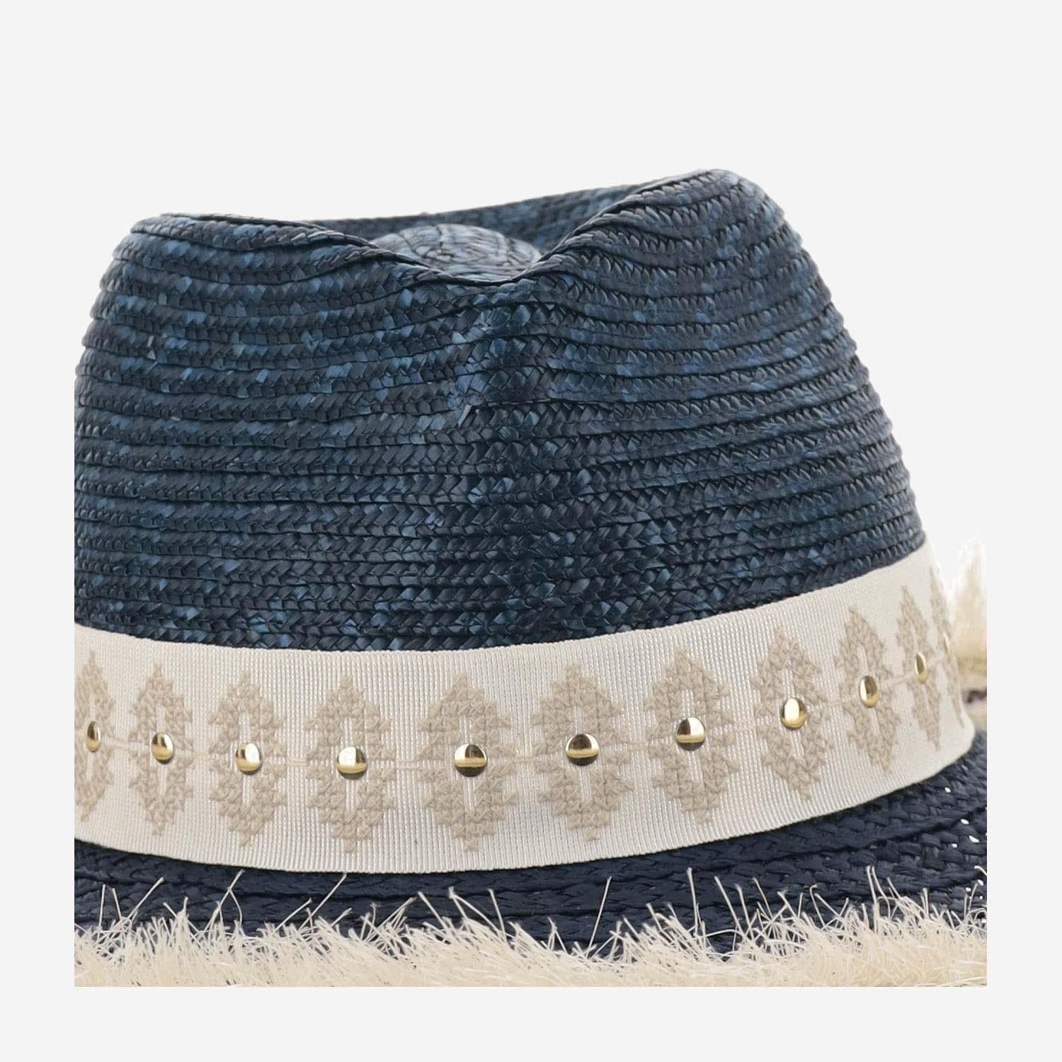 Ferruccio Vecchi 385981 Sun Hat — Navy, view 2