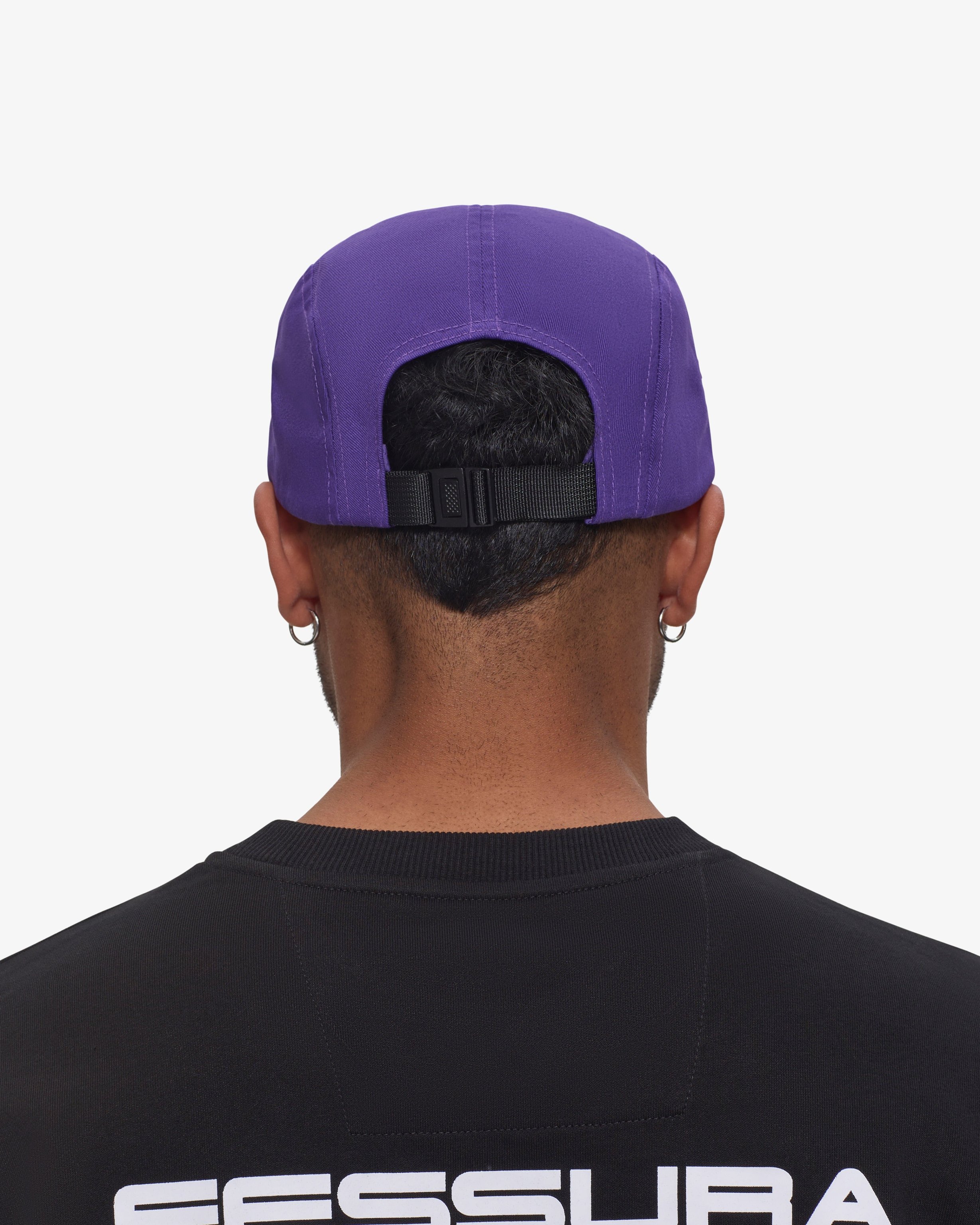 Fessura Italia 53572530078036 Cotton Five-Panel Baseball Cap — Purple, view 6