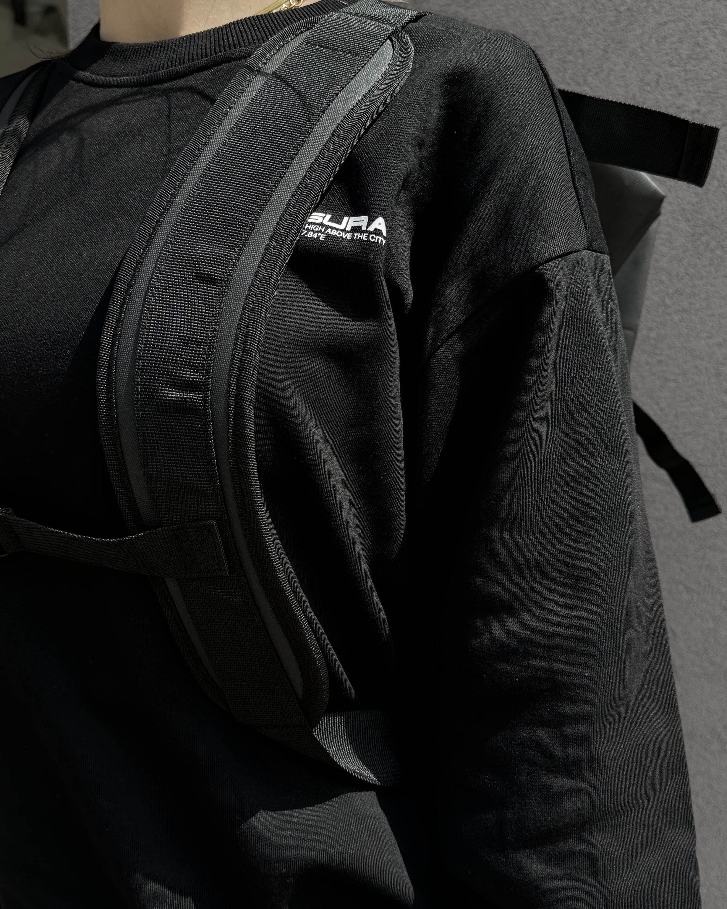 Fessura Italia Duffel Bag — Black, view 5