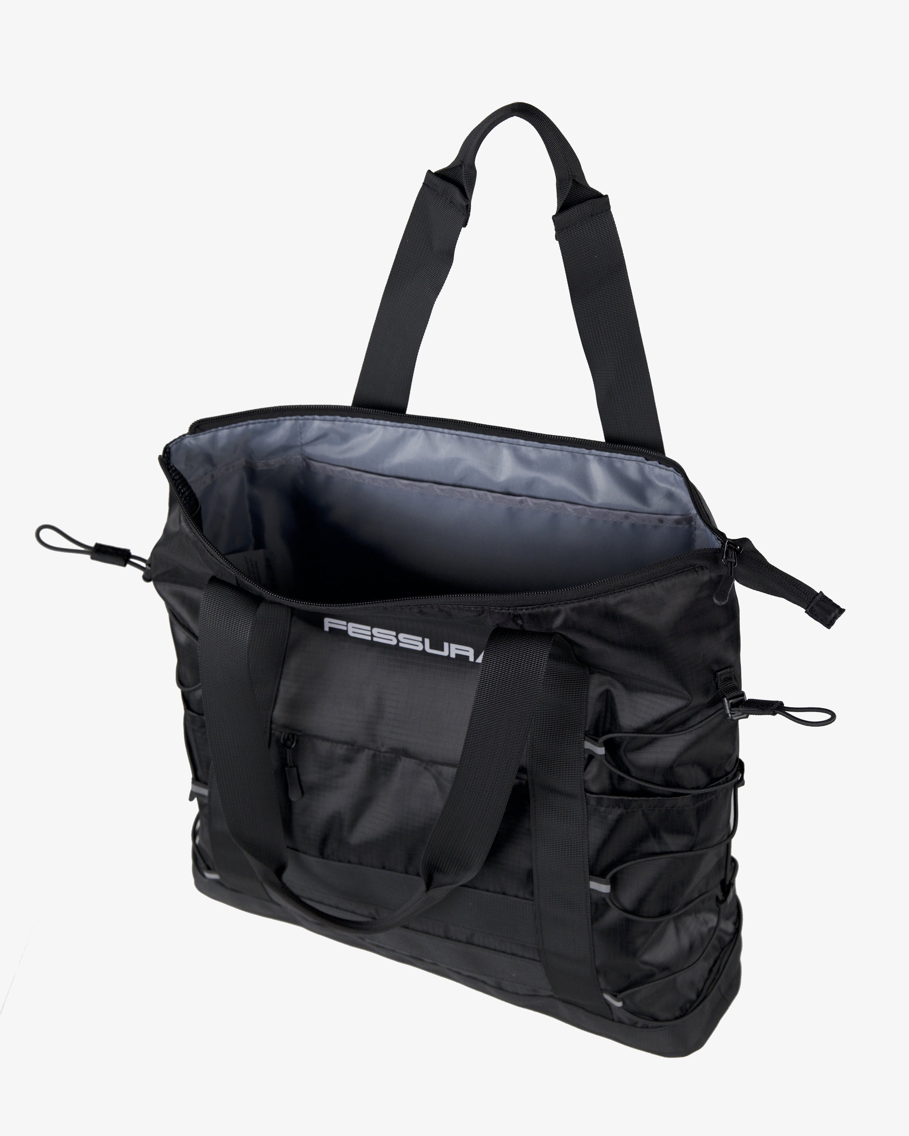 Fessura Italia Top Handle Bag — Black, view 7