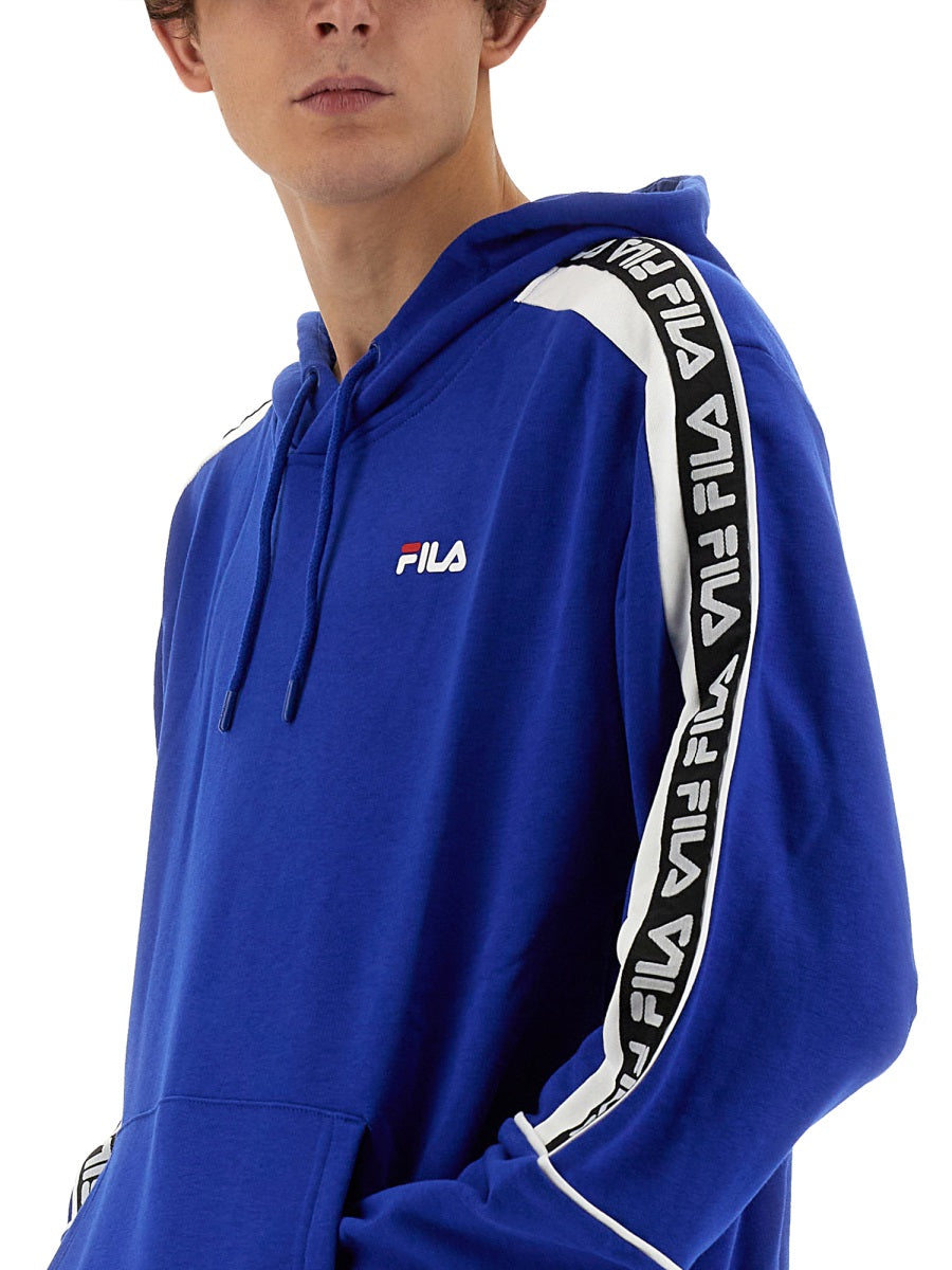 Fila Cotton-blend Hoodie — Blue, view 3