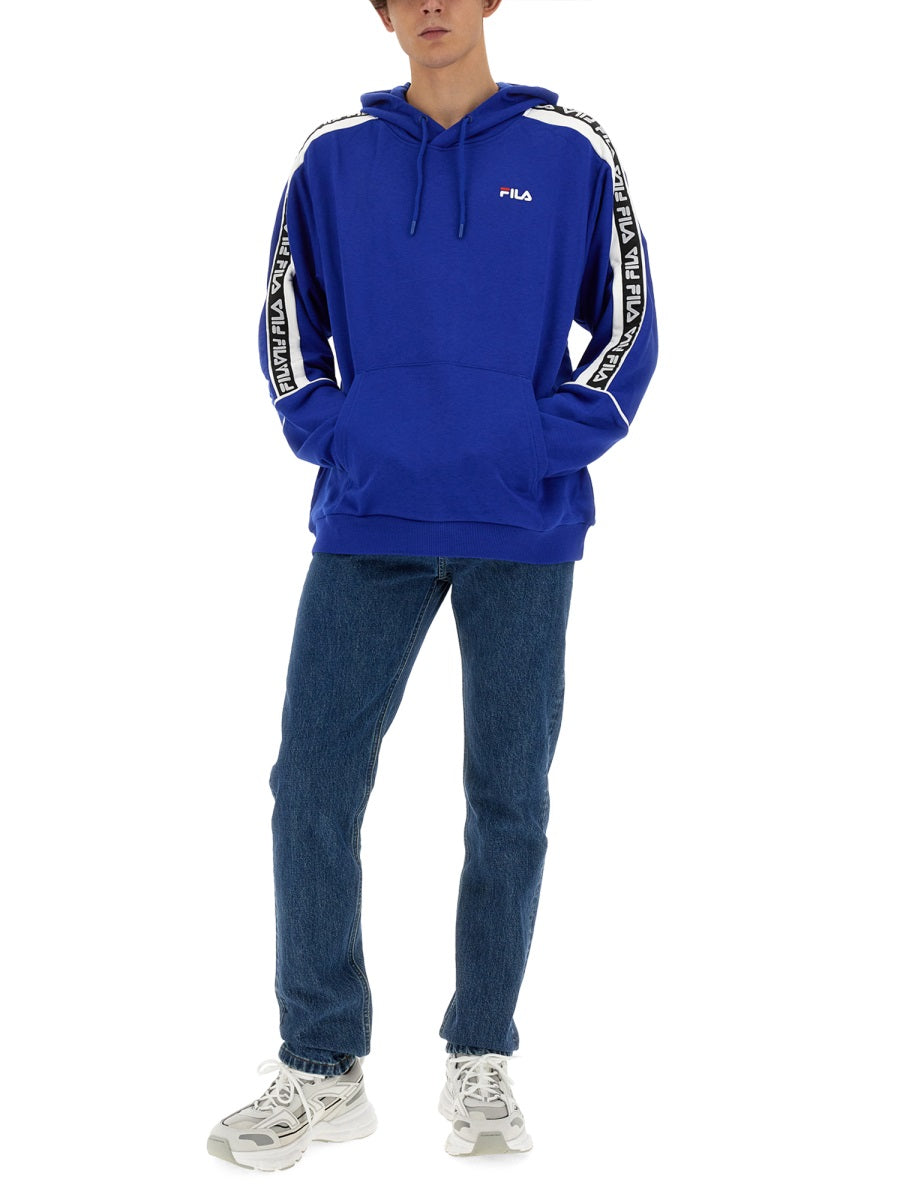 Fila Cotton-blend Hoodie — Blue, view 4