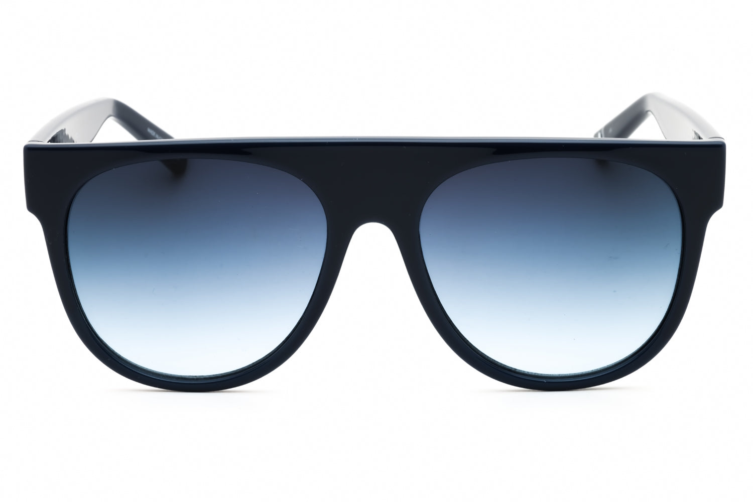 Fila SFI279 Grey Gradient Round Sunglasses — Black, view 2