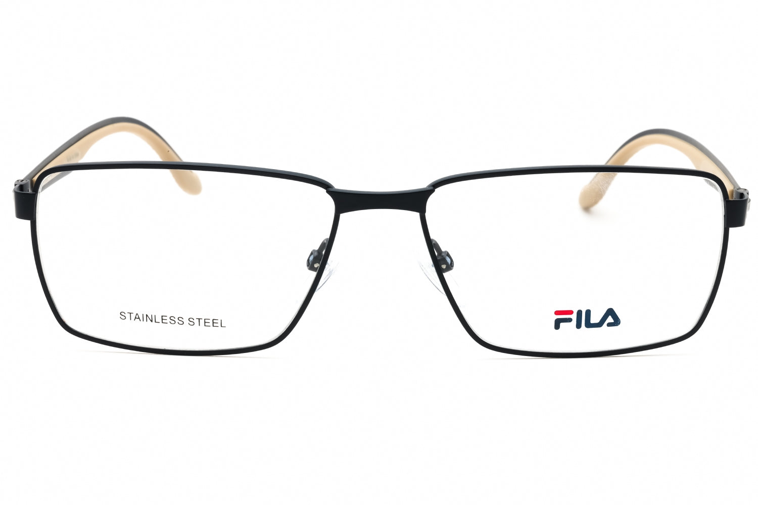 Fila VFI029 Rectangular Metal Frame Eyeglasses — Blue, view 2