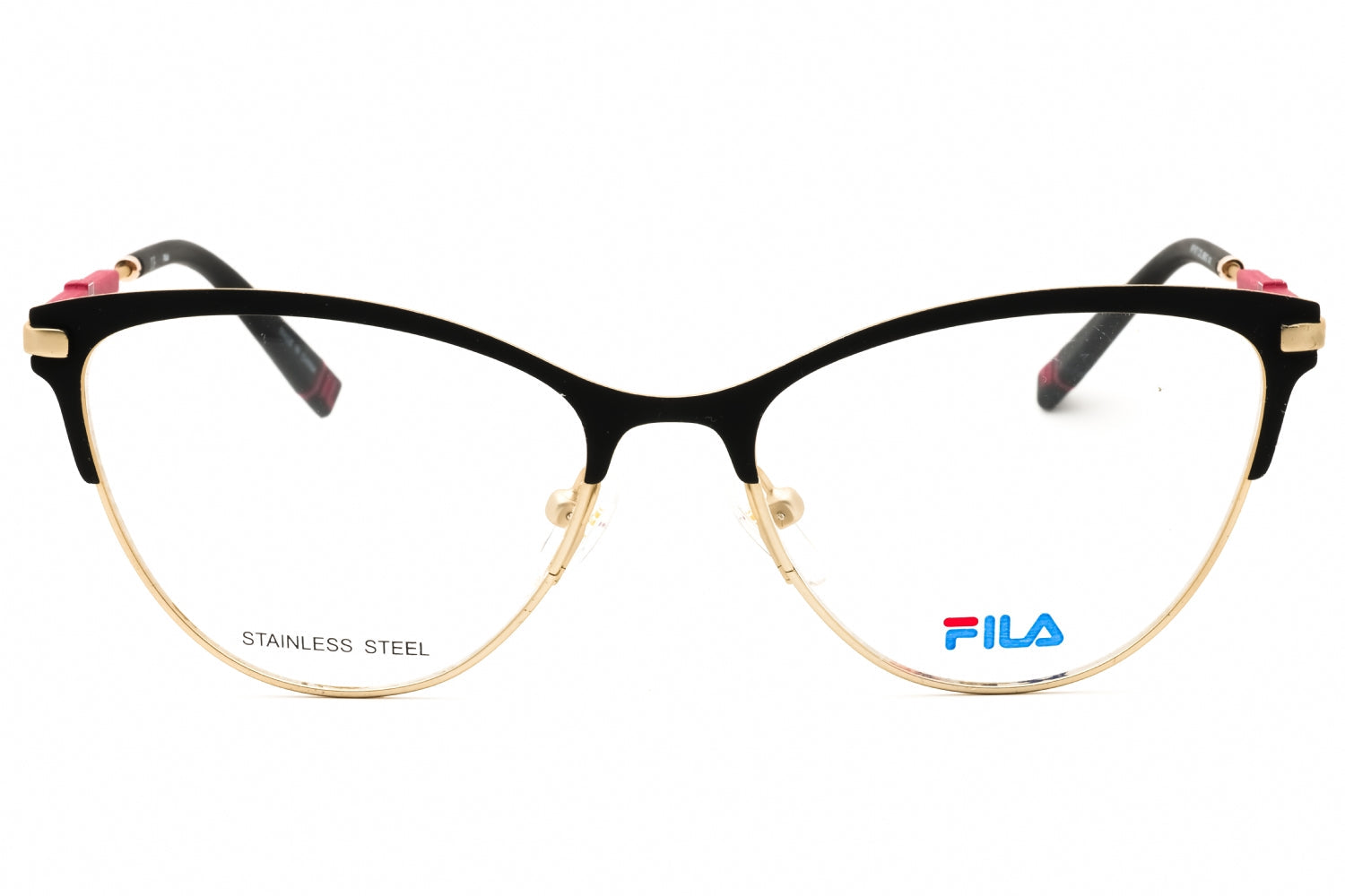 Fila VFI187 Cat-Eye Metal Eyeglasses — Black, view 2