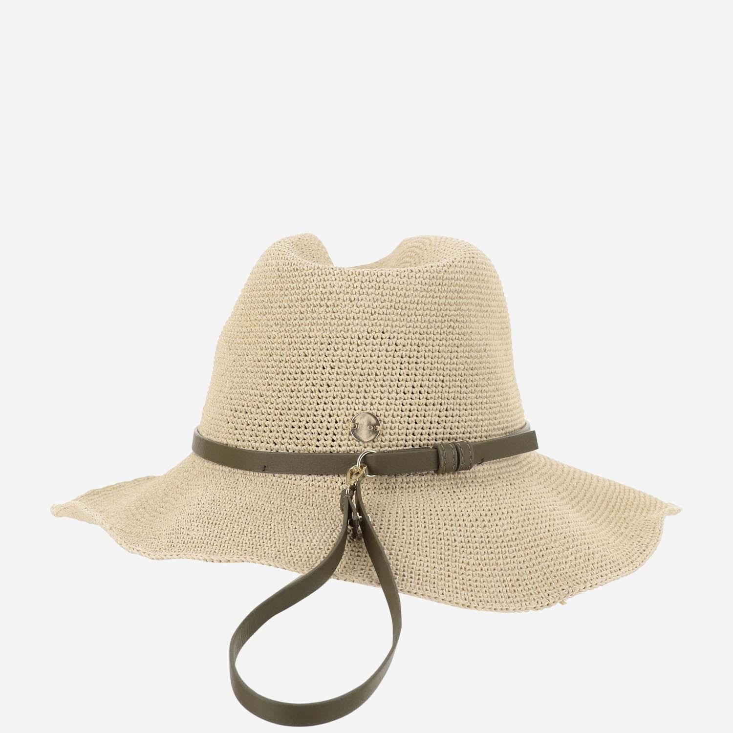 Filippo Catarzi CAT35 Paper Straw Sun Hat — Beige by Filippo Catarzi