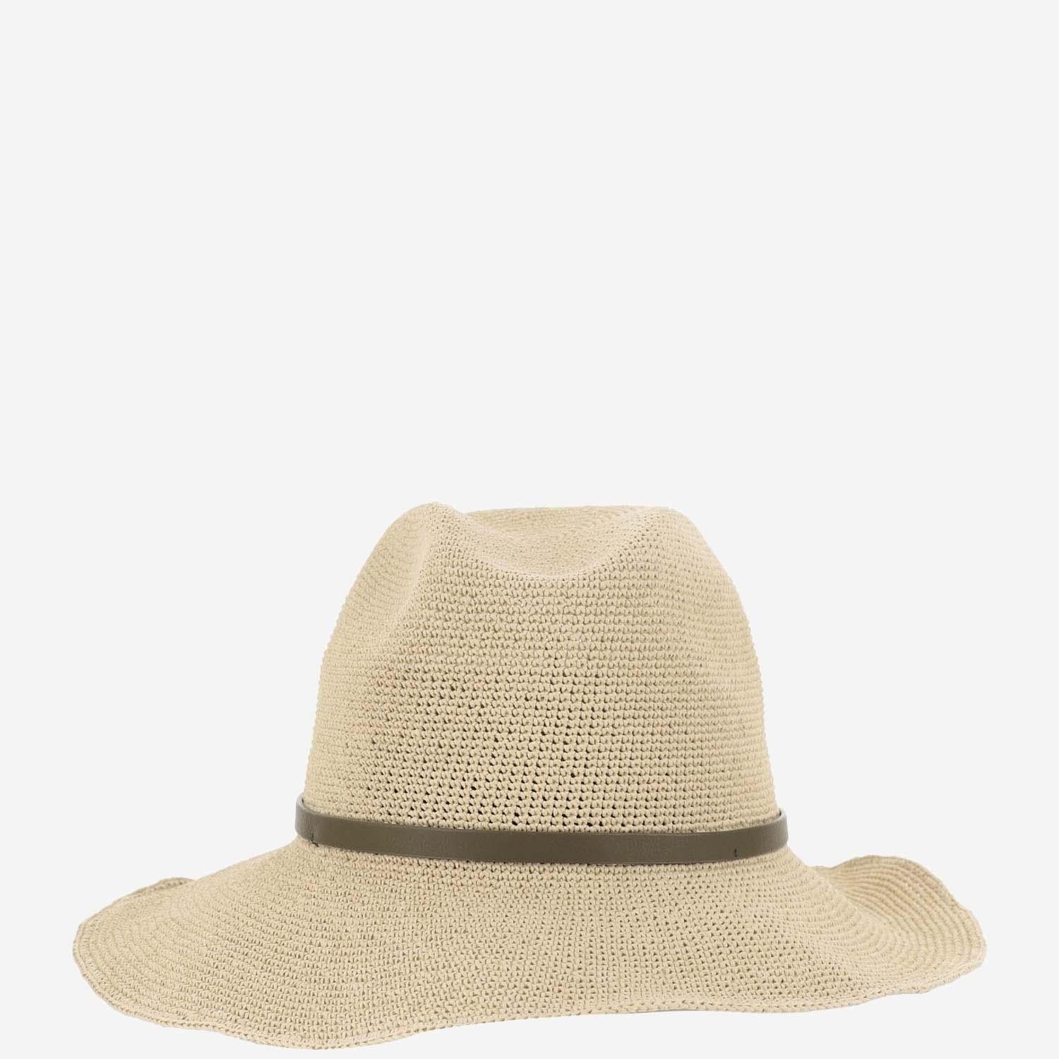 Filippo Catarzi CAT35 Paper Straw Sun Hat — Beige, view 3