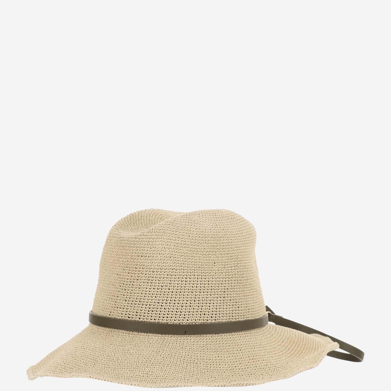 Filippo Catarzi CAT35 Paper Straw Sun Hat — Beige, view 4