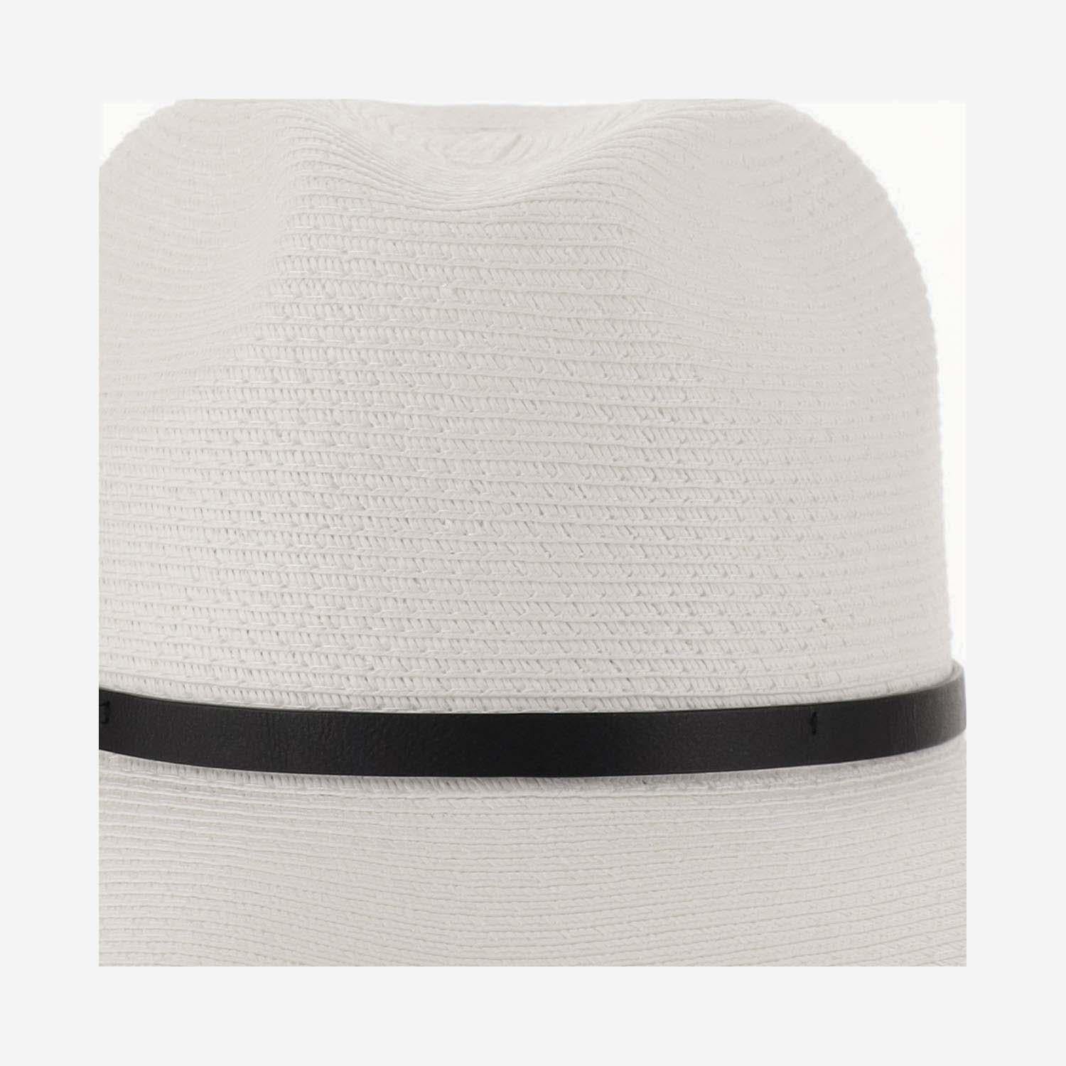 Filippo Catarzi CAT40 Paper Blend Panama Hat — White, view 2